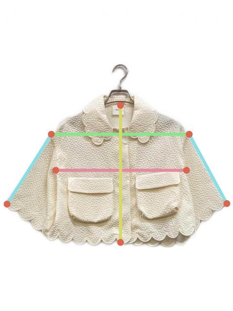 中古・古着通販】YORI (ヨリ) shirocon もくもくジャガードジャケット