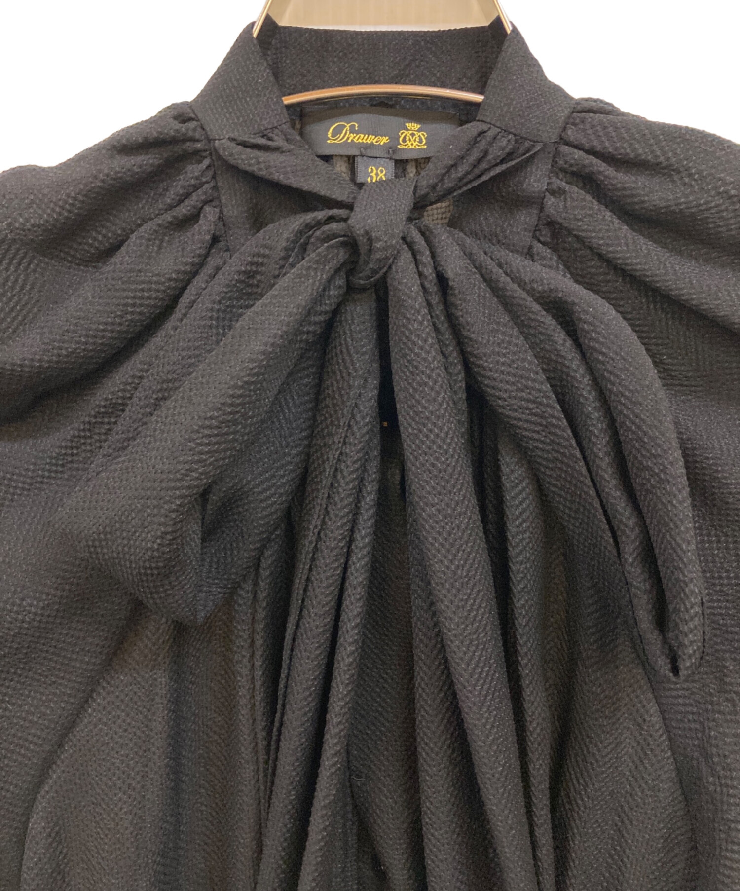 中古・古着通販】Drawer (ドゥロワー) シアーボウタイノースリーブ