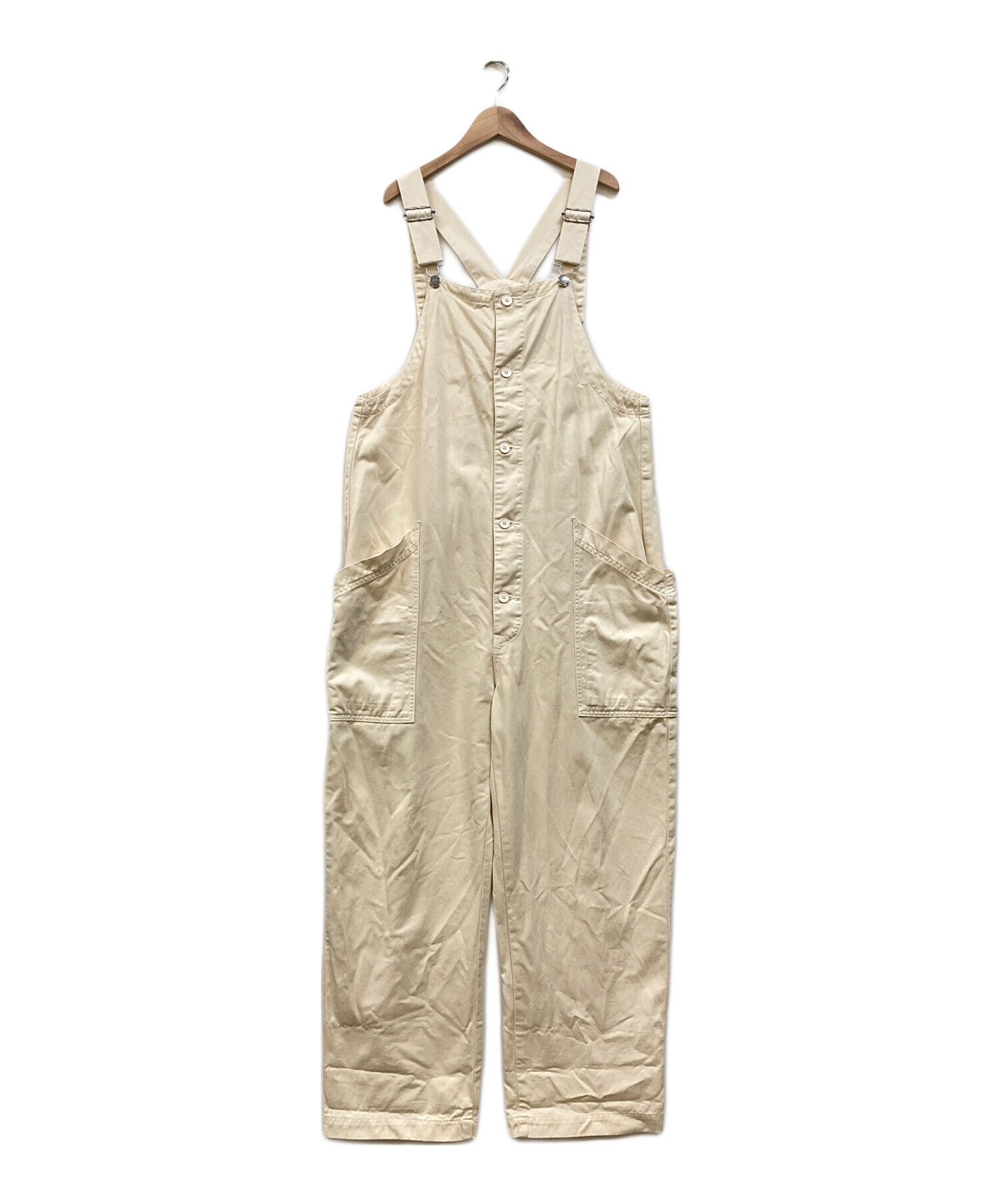 HARVESTY コットンチノクロスサロペットオーバオールサイズ1