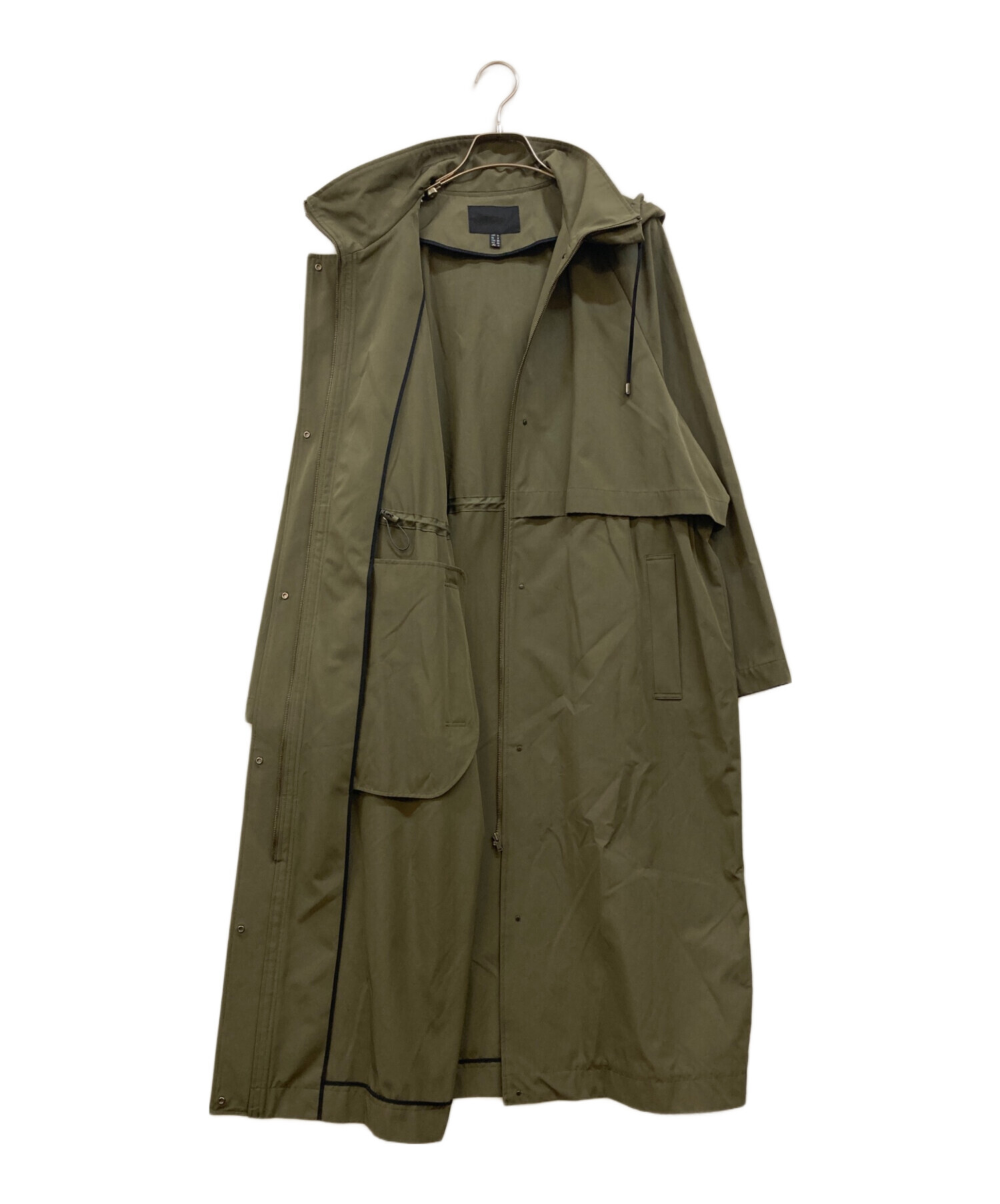 美品 iCB アイシービ Tussah T/C モッズコート カーキ 11 中古・古着通販】icB (アイシービー) Tussah T/C モッズコート