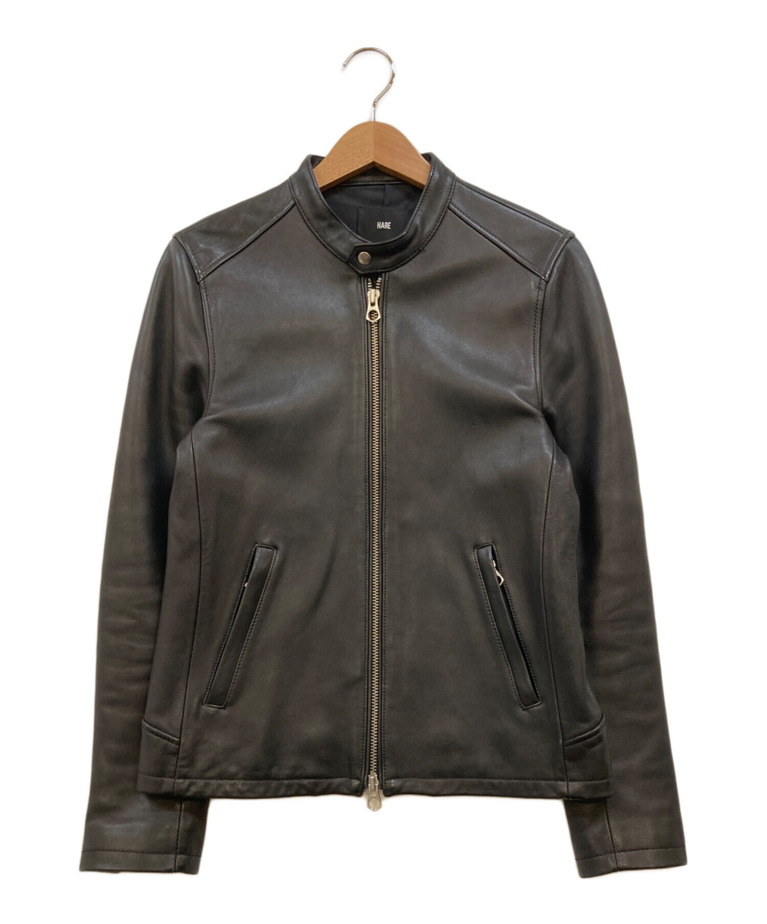 中古・古着通販】HARE (ハレ) シングルレザーライダース