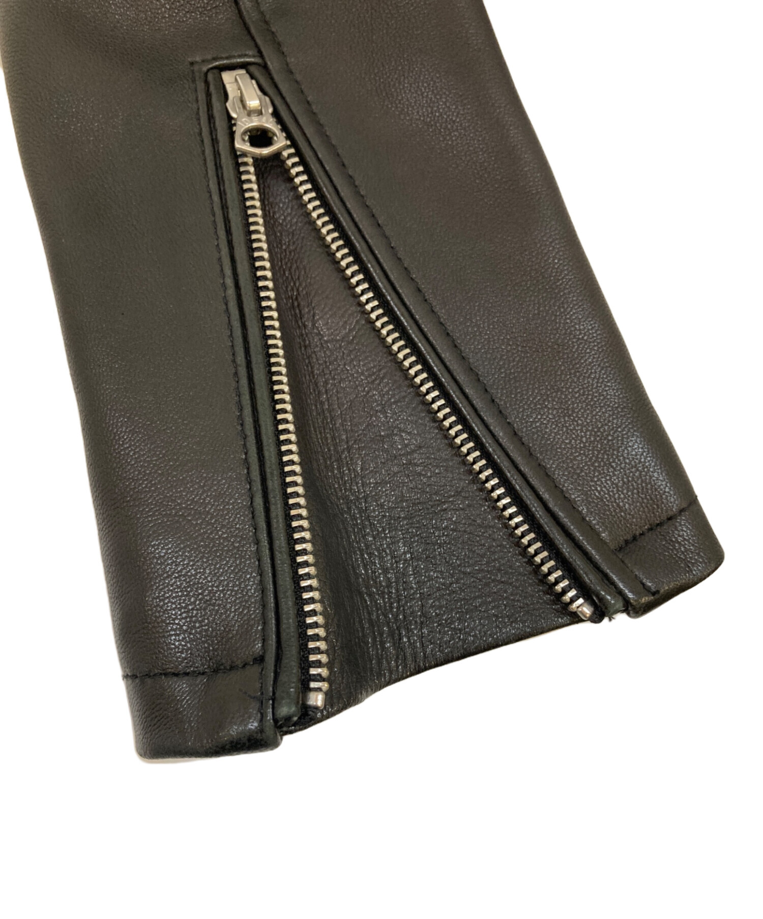 中古・古着通販】HARE (ハレ) シングルレザーライダースジャケット