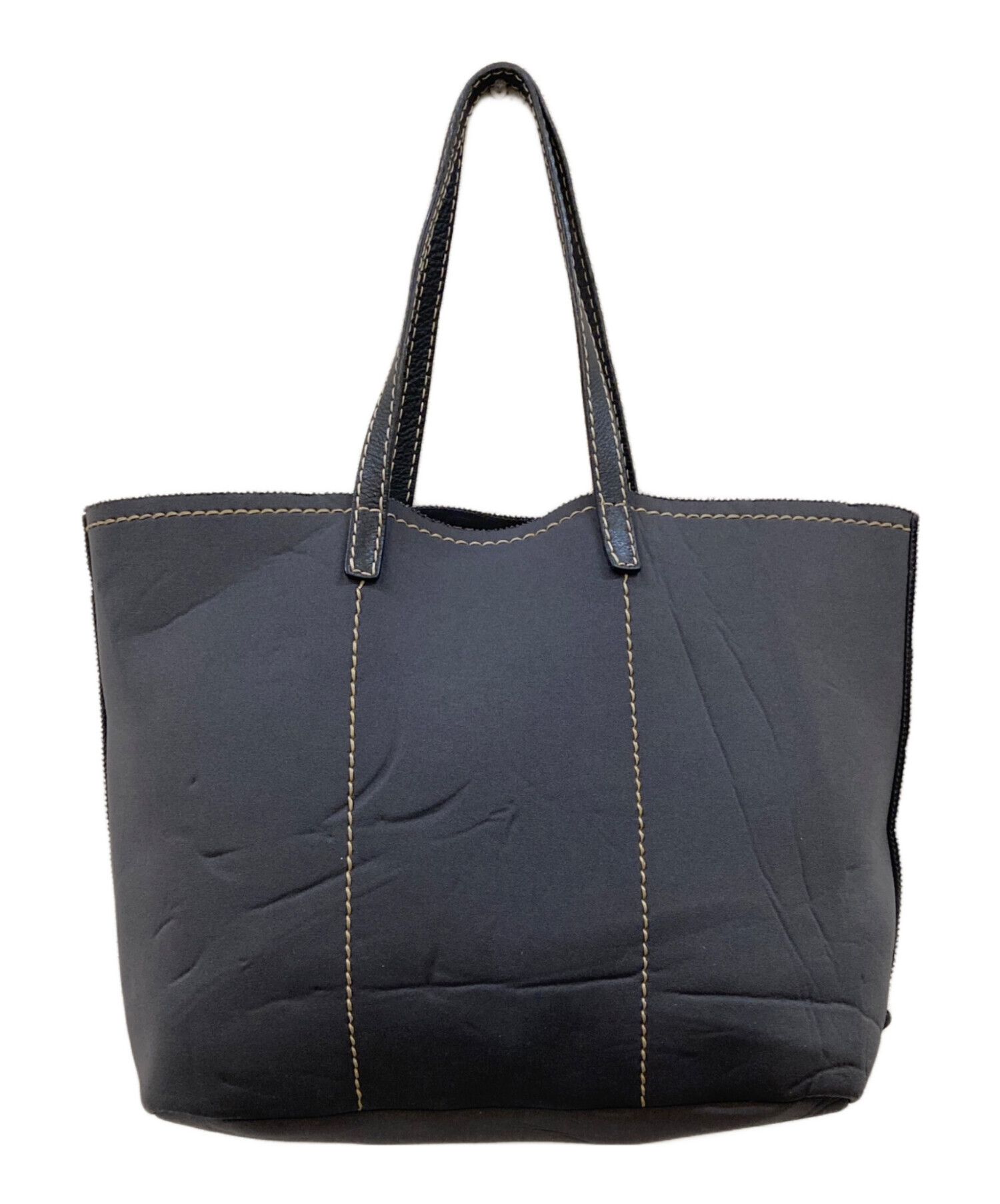 中古・古着通販】PRADA (プラダ) ネオプレーントートバッグ グレー 