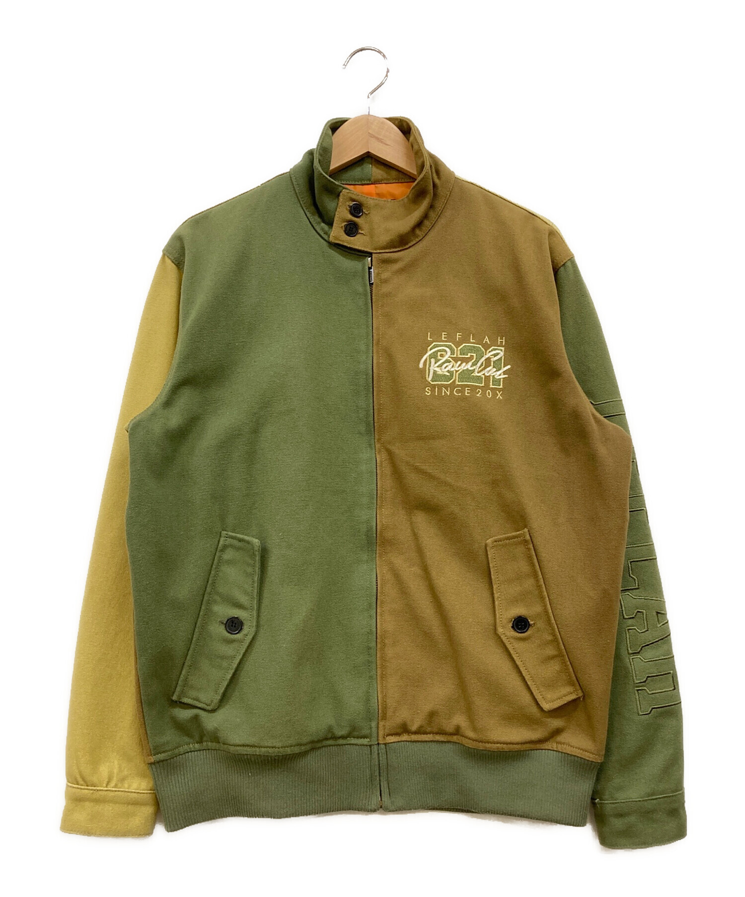 中古・古着通販】LEFLAH (レフラー) キャンバスジャケット カーキ 