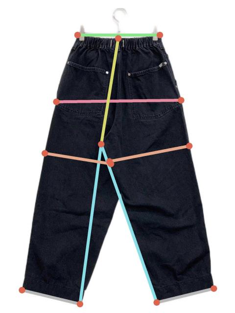 中古・古着通販】Oblada (オブラダ) SKATER JEANS ブラック サイズ:M