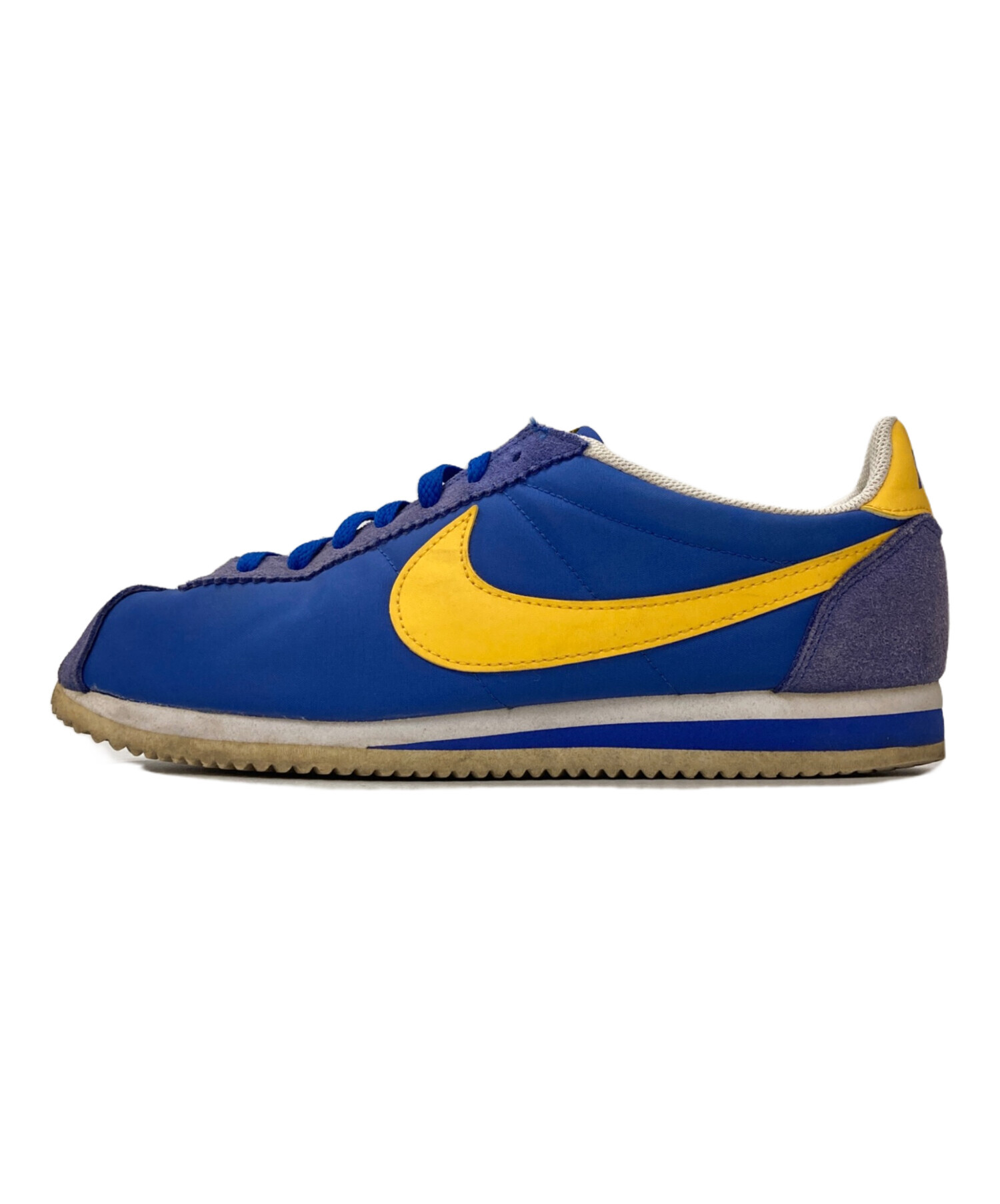 中古・古着通販】NIKE (ナイキ) コルテッツスニーカー ブルー×イエロー 