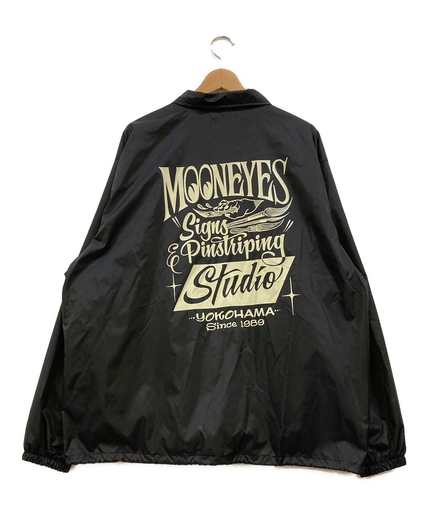 中古・古着通販】MOONEYES (ムーンアイズ) コーチジャケット ブラック