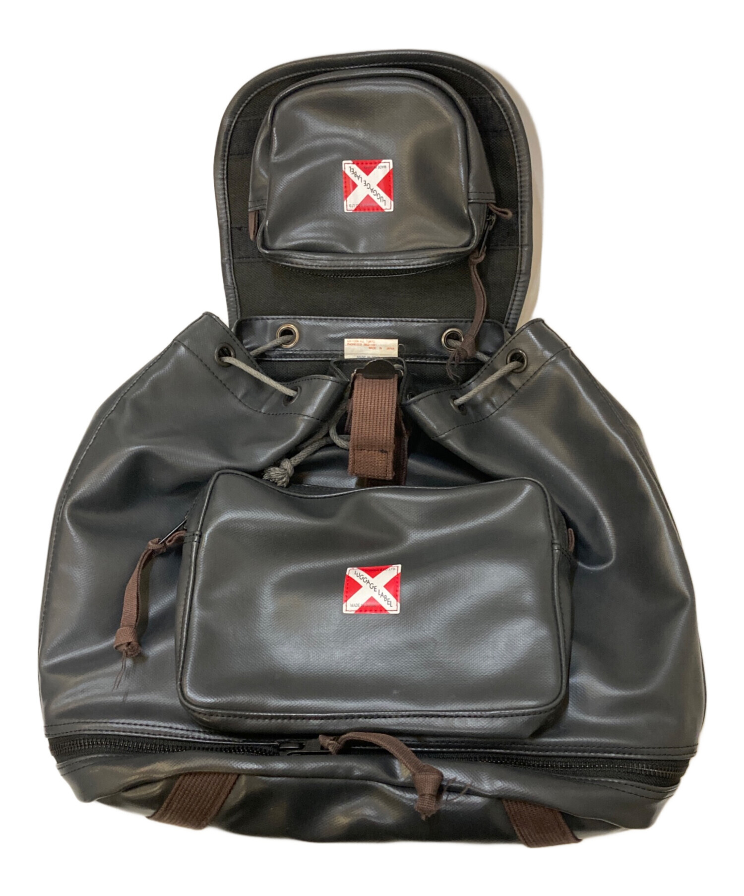 中古・古着通販】LUGGAGE LABEL (ラゲッジ レーベル) リュック グレー 