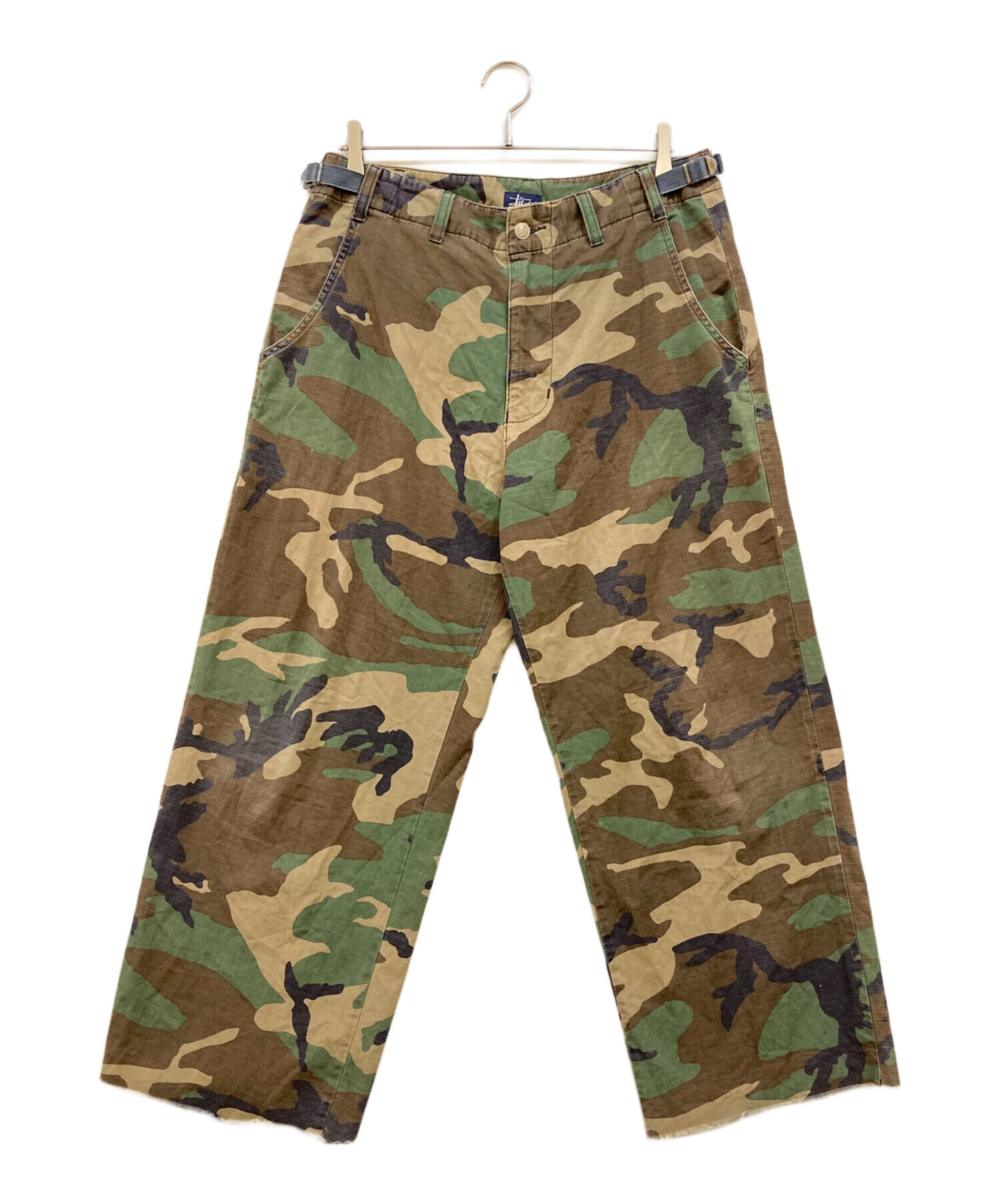 中古・古着通販】stussy (ステューシー) カモフラパンツ グリーン