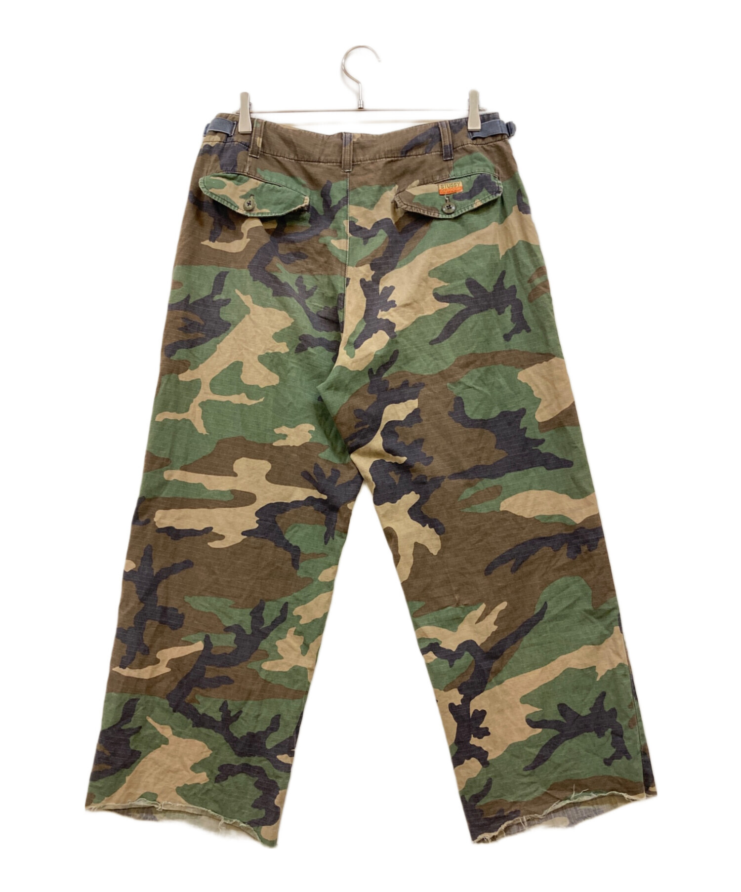 中古・古着通販】stussy (ステューシー) カモフラパンツ グリーン