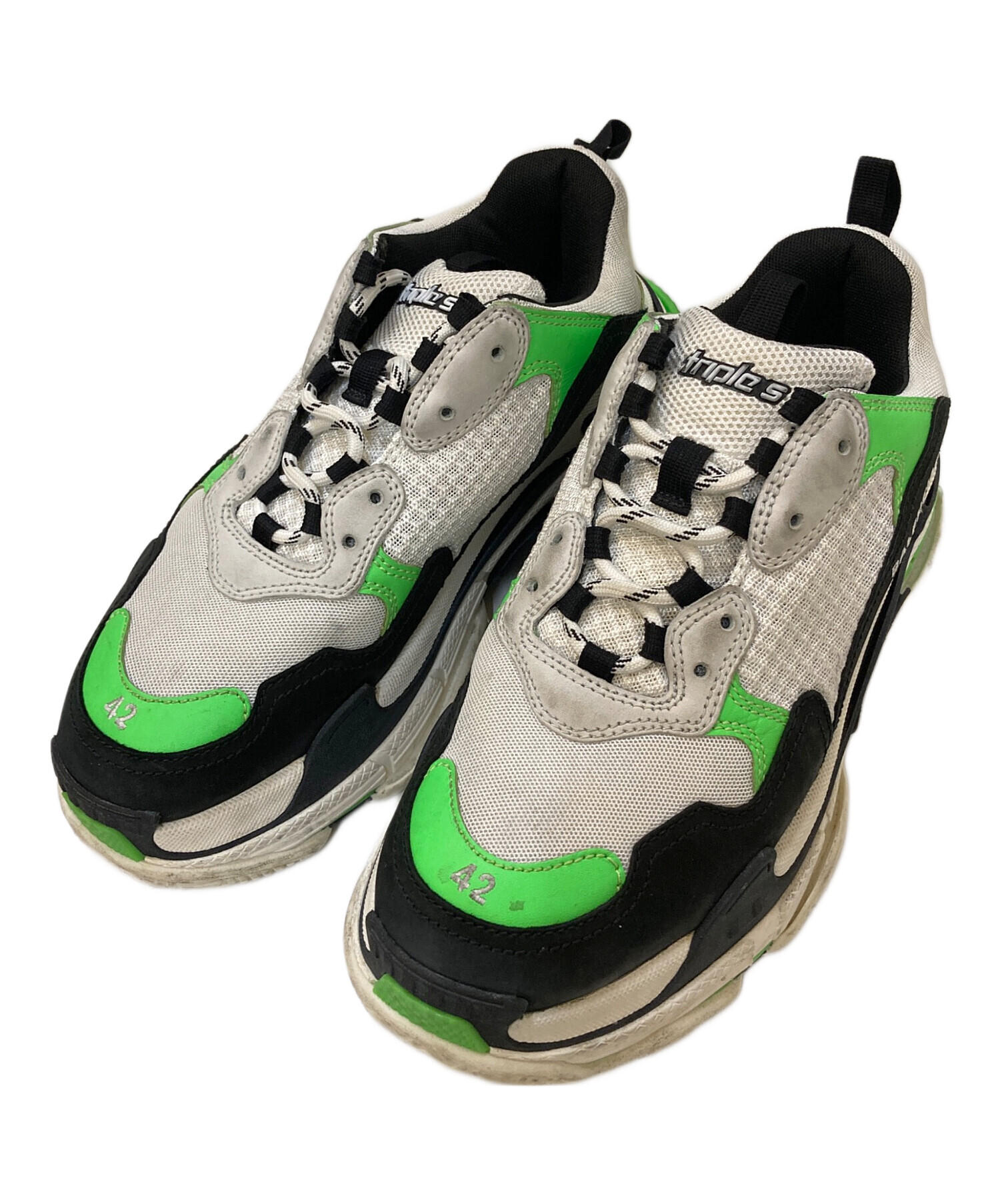 中古・古着通販】BALENCIAGA (バレンシアガ) TRIPLES S ホワイト 