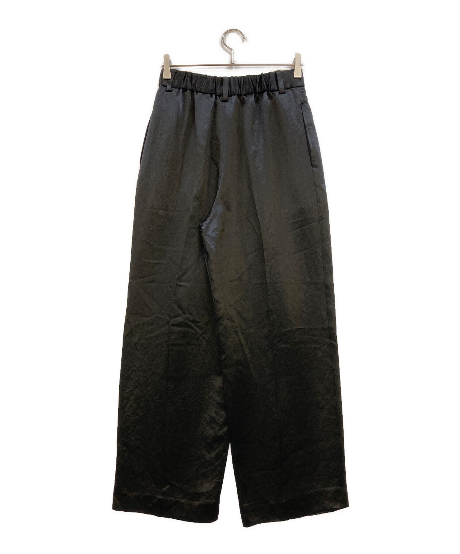 中古・古着通販】Conte (コンテ) アセテート サテン タック ワイド