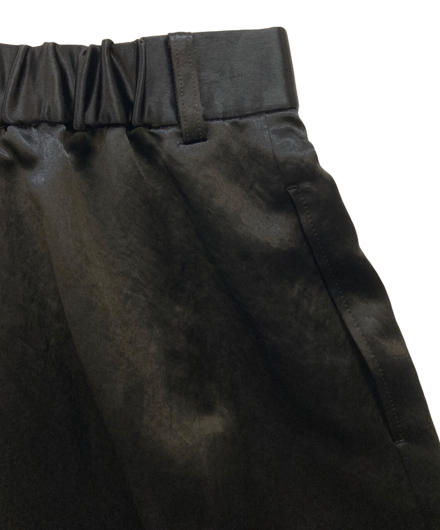 中古・古着通販】Conte (コンテ) アセテート サテン タック ワイド