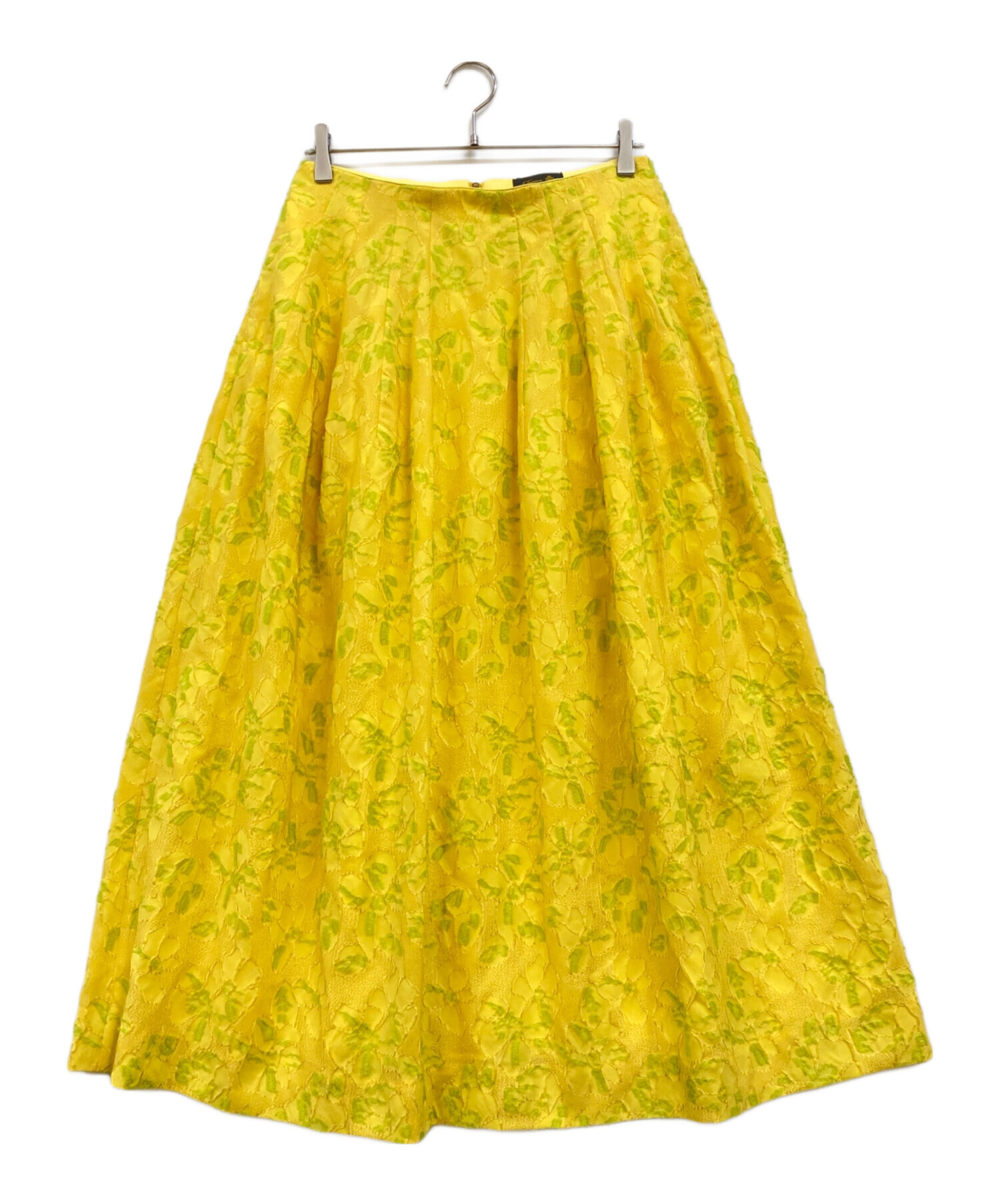 新品　Drawer　ドゥロワー　フレアスカート 中古・古着通販】DRAWER (ドゥロワー) フラワージャカード ダーツ