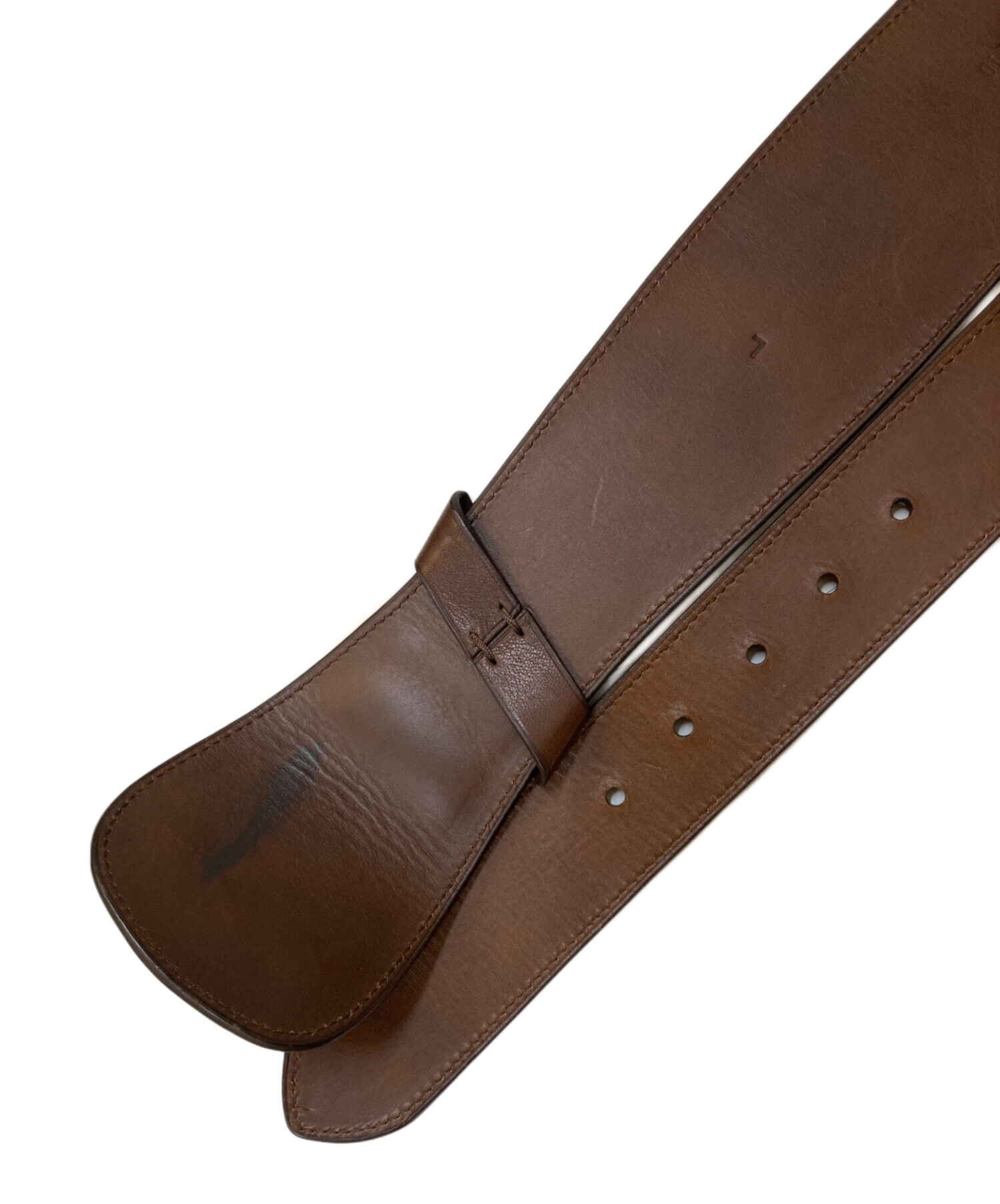 中古・古着通販】RALPH LAUREN (ラルフローレン) レザーベルト サイズ