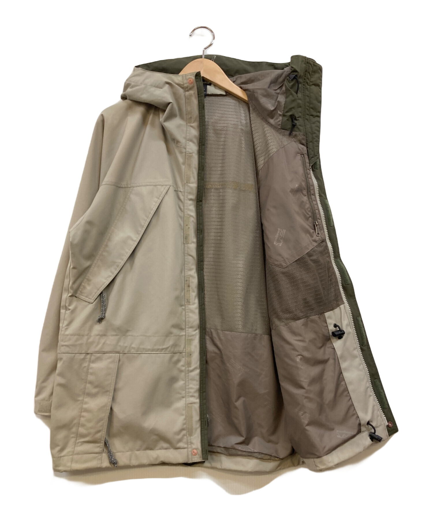 【01年製】パタゴニア ストームジャケット ベージュ M マウンテンパーカ 中古・古着通販】Patagonia (パタゴニア) 01年製 ストームジャケット
