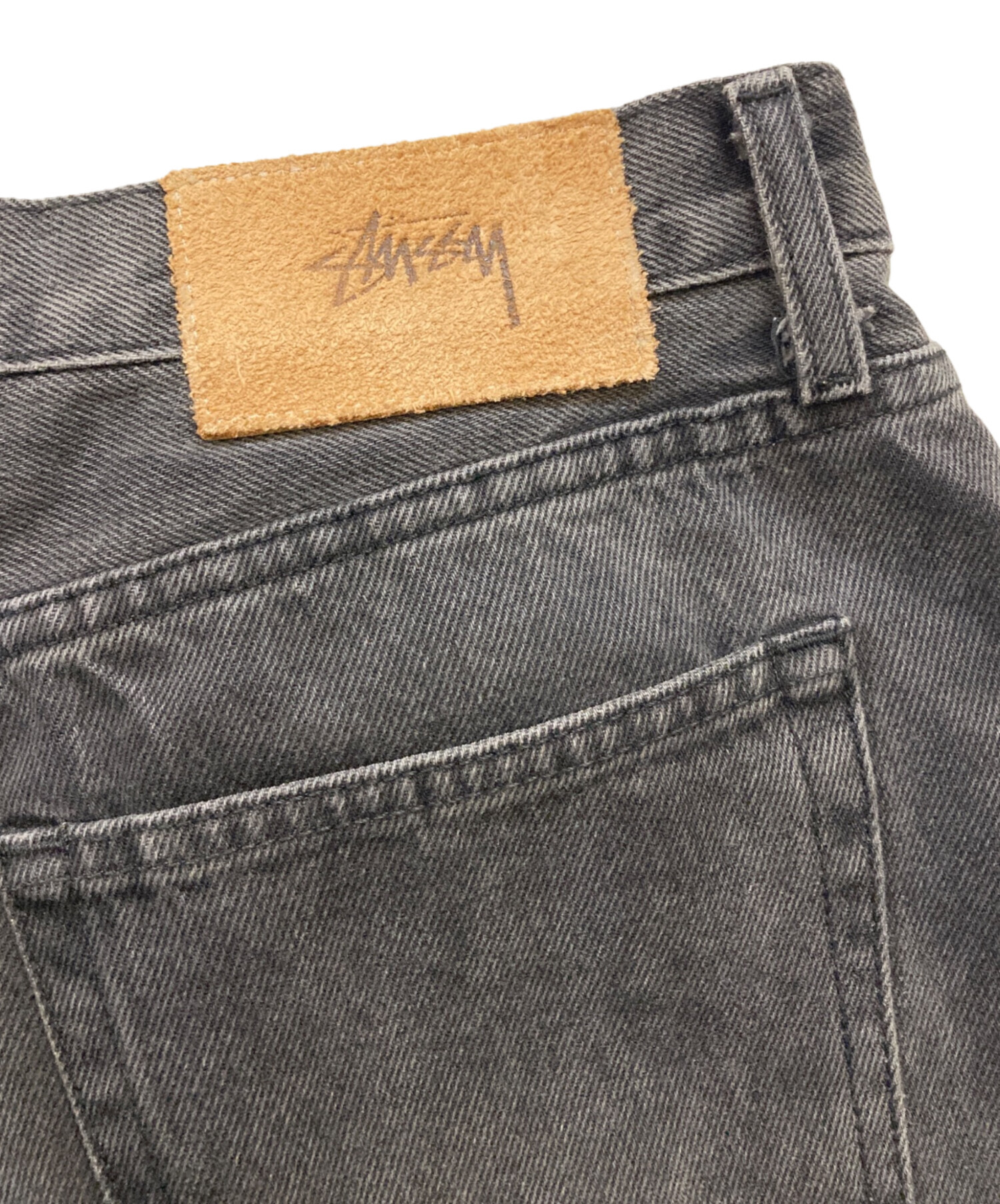 中古・古着通販】stussy (ステューシー) USA製 デニムパンツ ブラック
