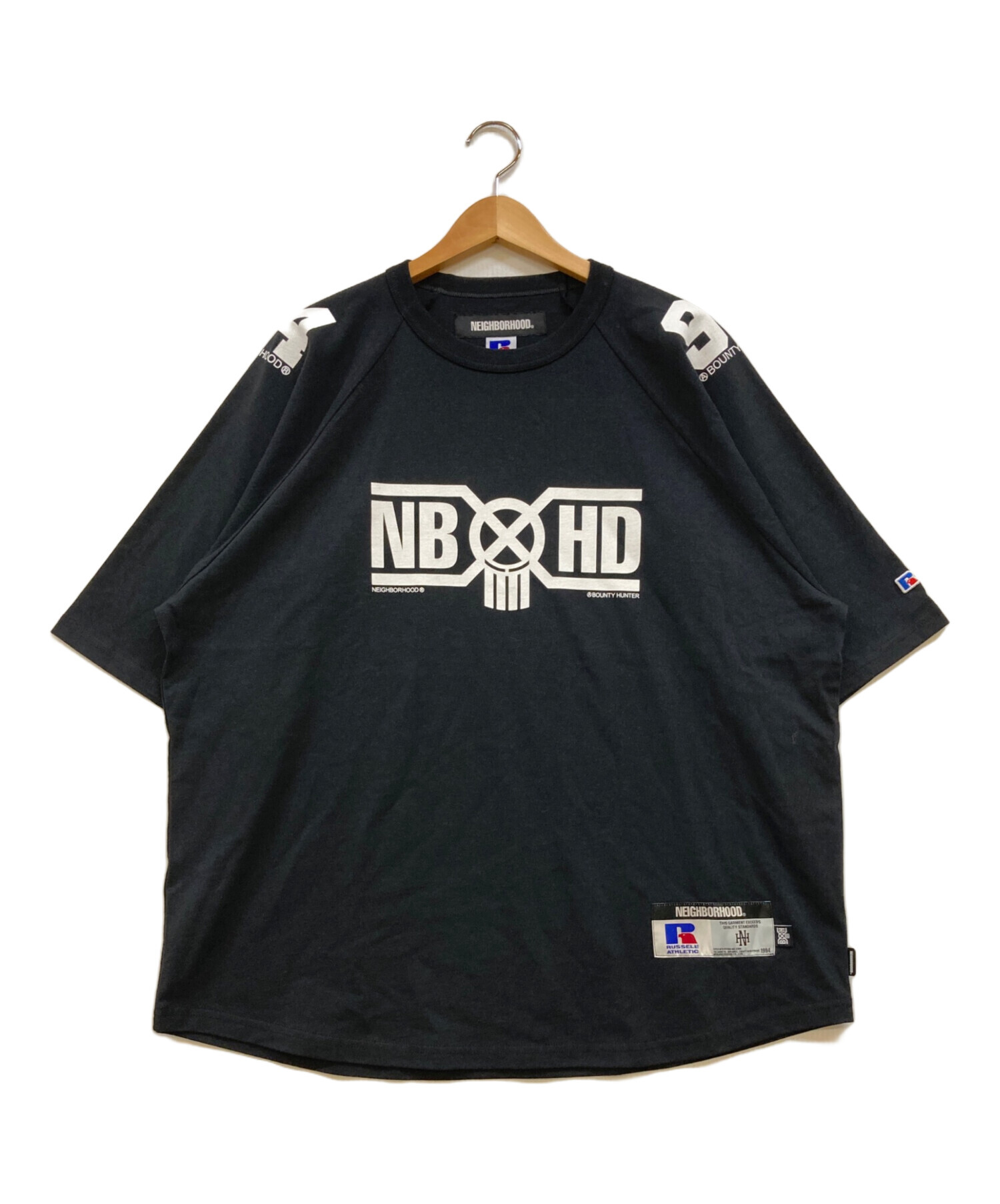 【入手困難3コラボ】ネイバーフッド×バウンティハンター×ラッセル Tシャツ 黒M 中古・古着通販】NEIGHBORHOOD (ネイバーフッド) BOUNTY HUNTER