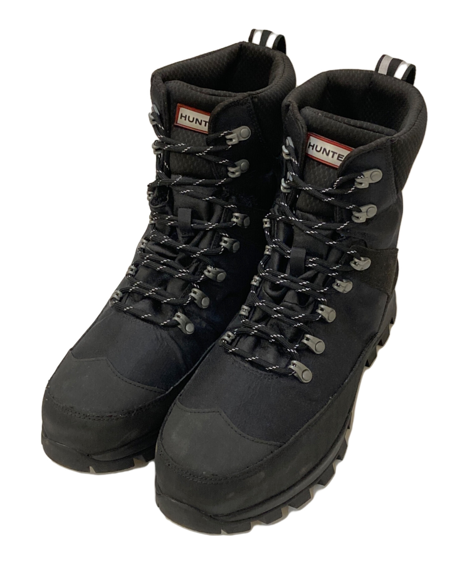 HUNTER ハンター UK9 インシュレイティド スノーアンクルブーツ 黒 中古・古着通販】HUNTER (ハンター) インシュレイティド メタリック