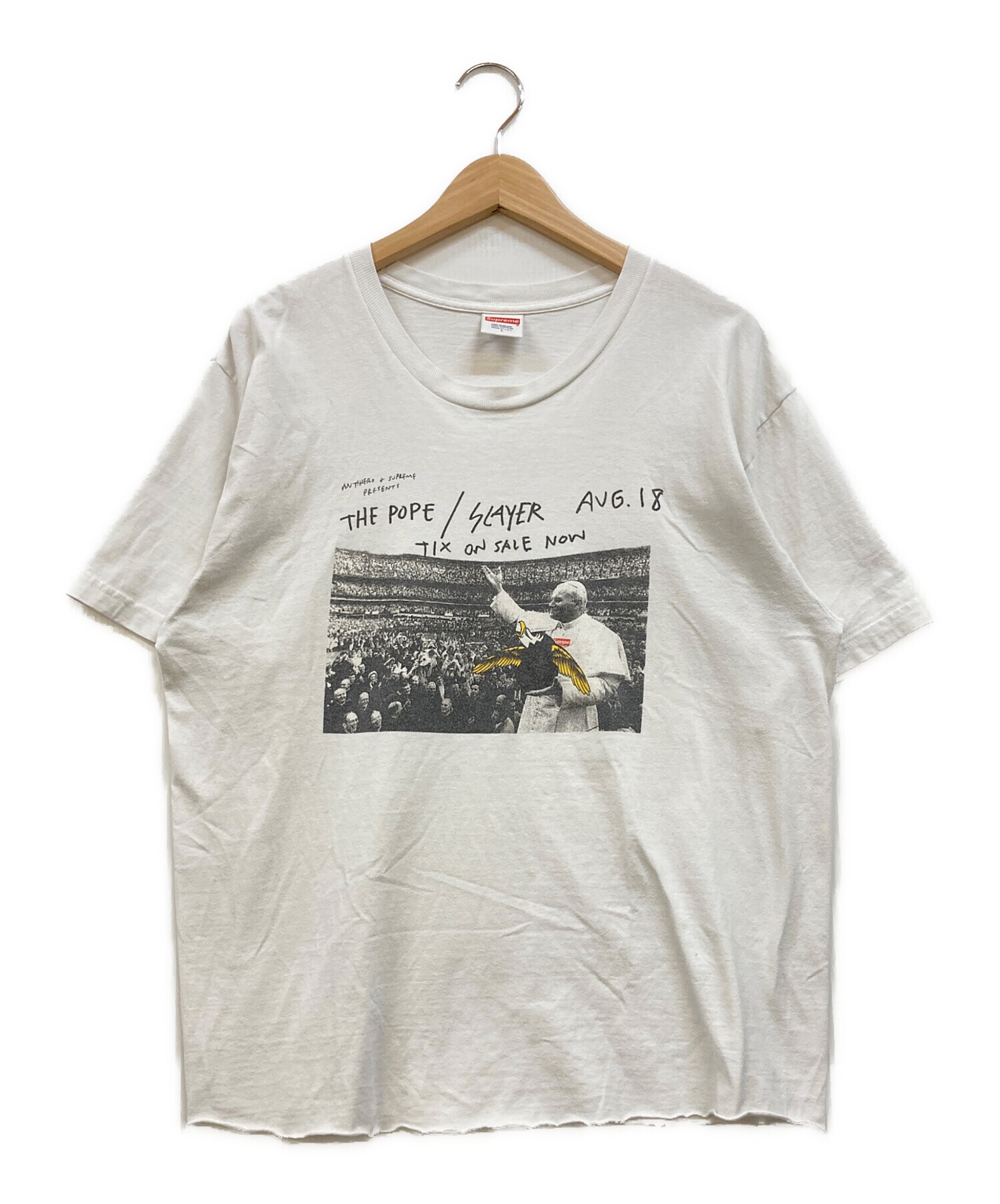 中古・古着通販】SUPREME (シュプリーム) Antihero Pope Tee プリントT 