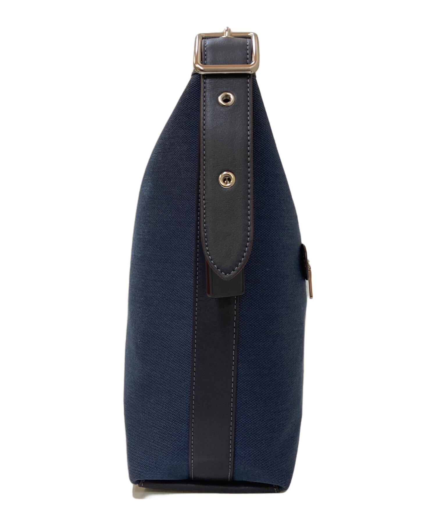 中古・古着通販】COACH (コーチ) ショルダーバッグ ブルー×ブラウン
