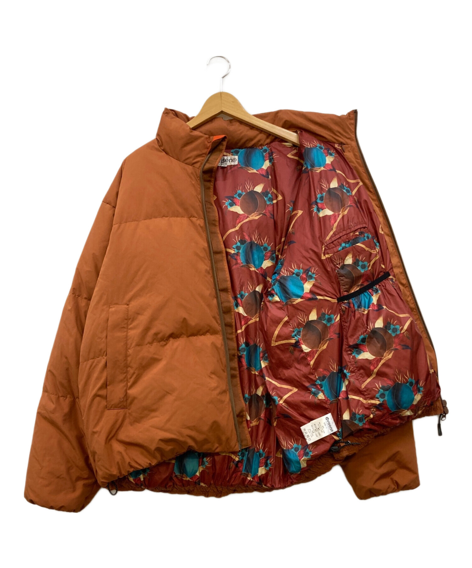 中古・古着通販】EVISEN (エビセン) MOMO DOWN JACKET ブラウン サイズ