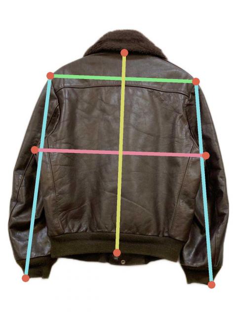 中古・古着通販】Sears (シアーズ) 80s フライトジャケット ブラウン