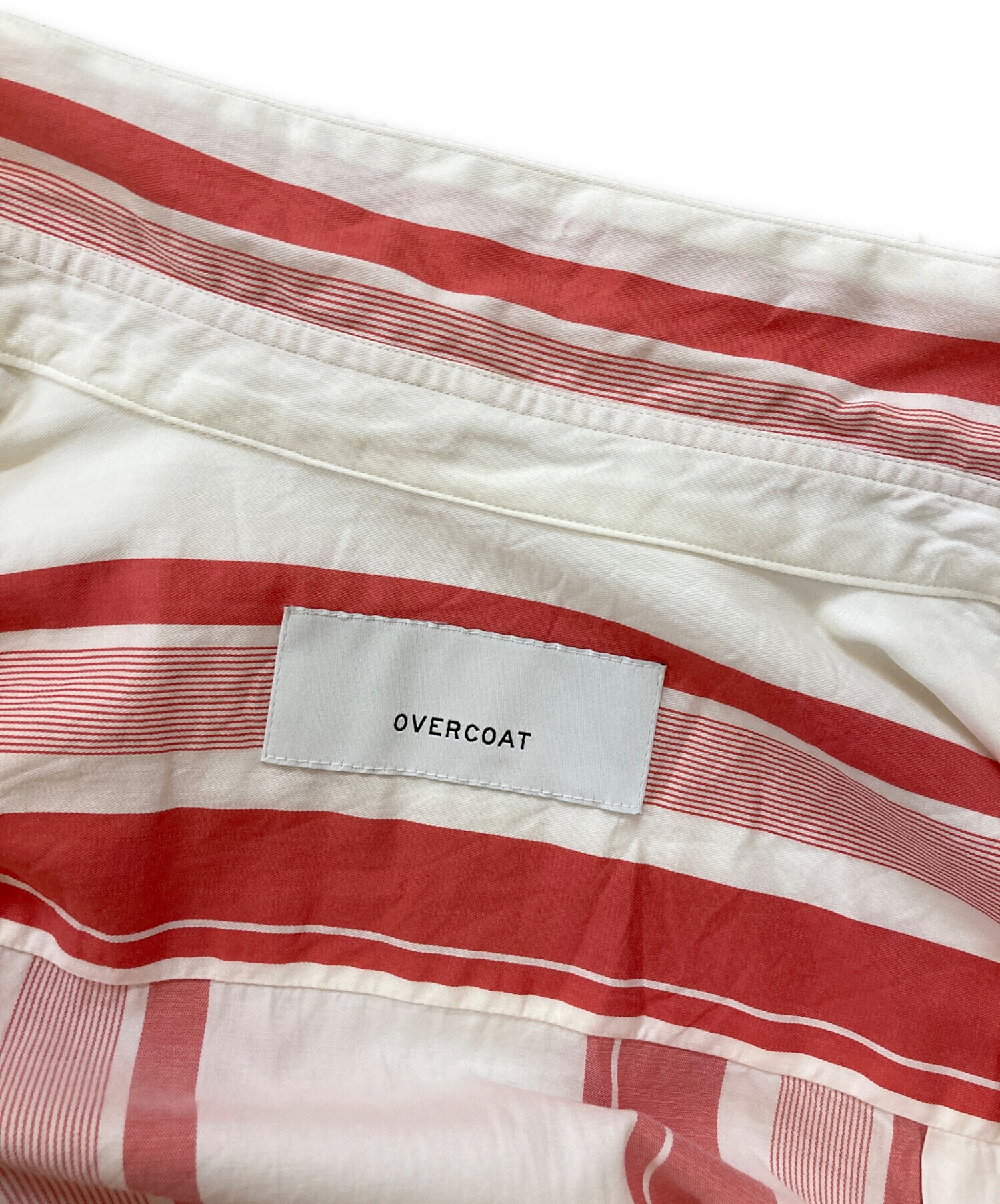中古・古着通販】OVERCOAT (オーバーコート) ストライプロングシャツ