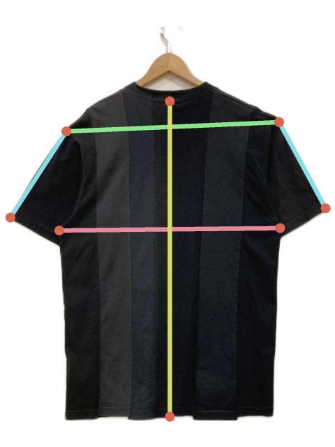中古・古着通販】BALENCIAGA (バレンシアガ) 再構築Tシャツ ブラック