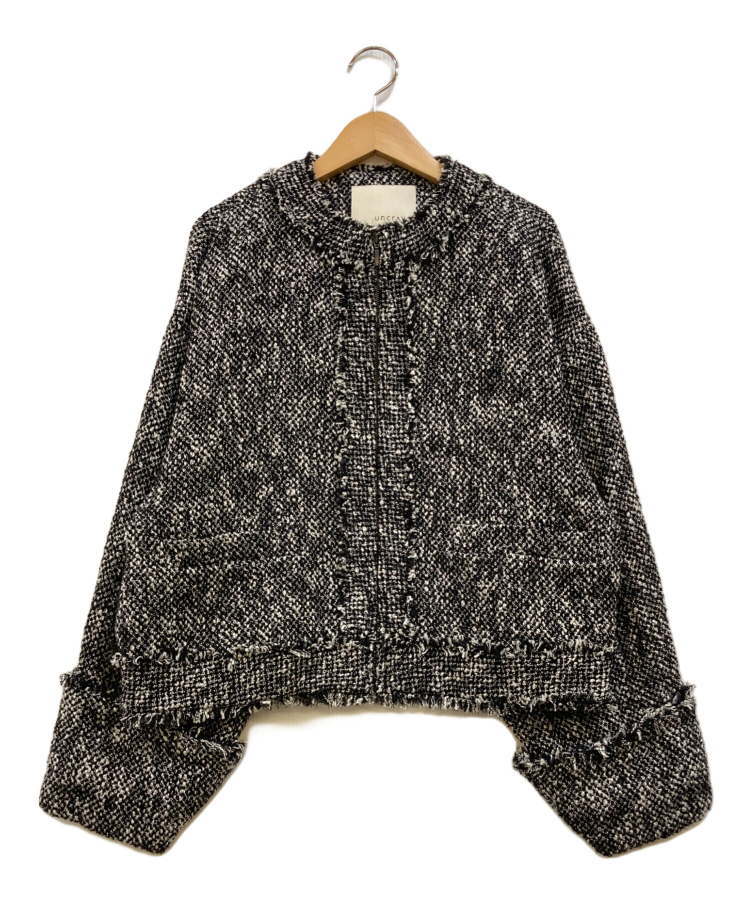 中古・古着通販】uncrave (アンクレイヴ) ノーカラーツイード