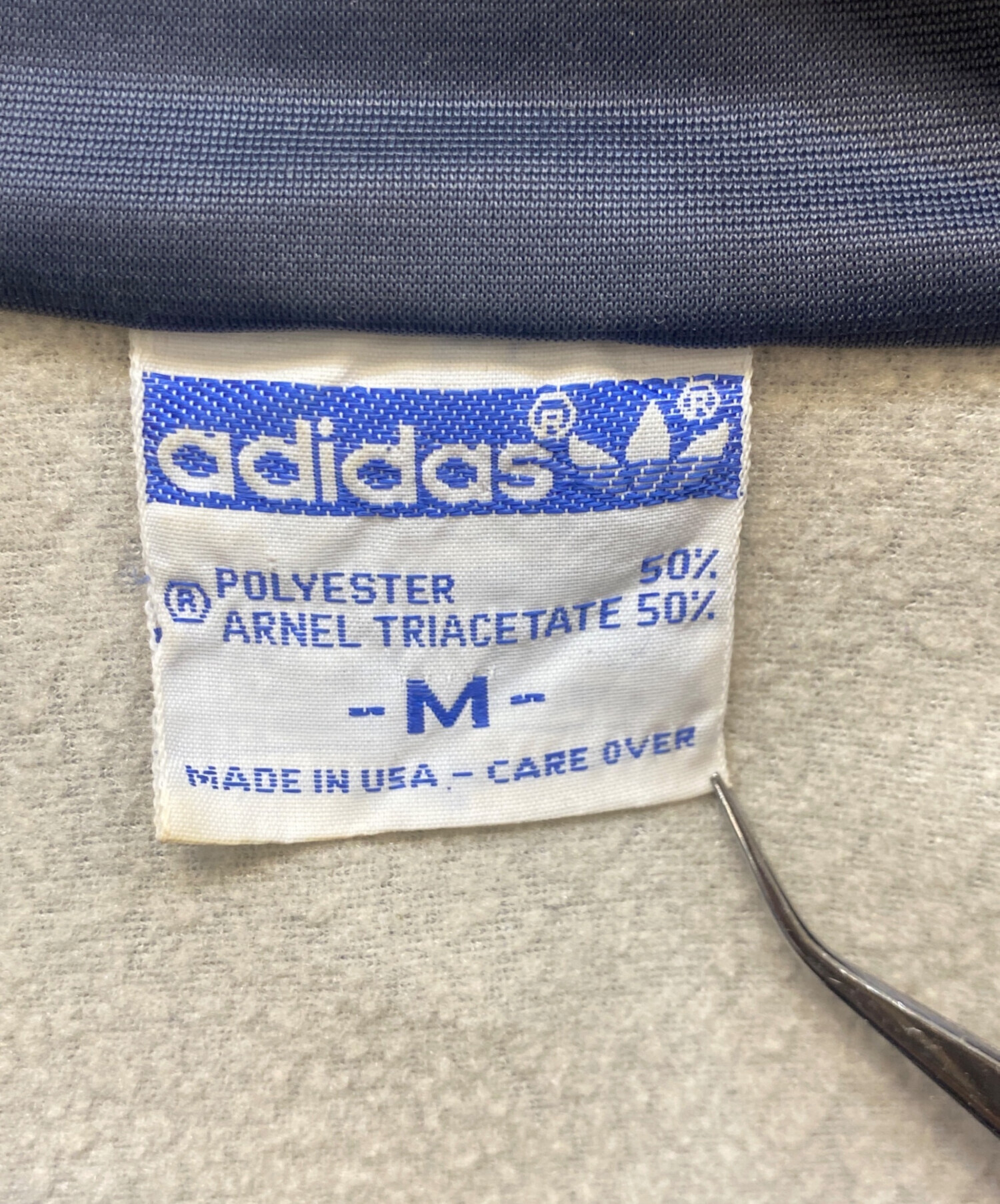 80s adidas トラックジャケット made in USA サイズS adidas（アディダス） 80's 武道人 TEAM USA ビンテージ レザー