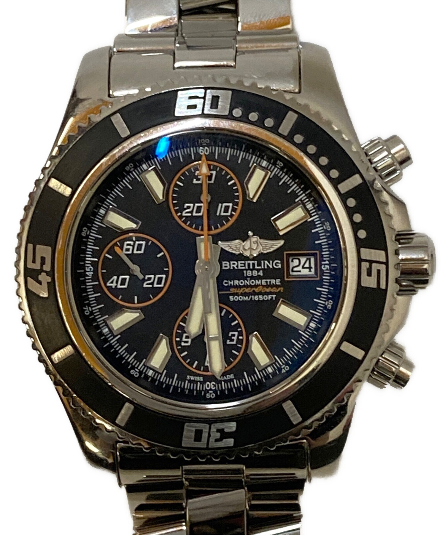 オーシャングライド　ショート中古品 手渡し限定販売 中古・古着通販】BREITLING (ブライトリング) スーパーオーシャン