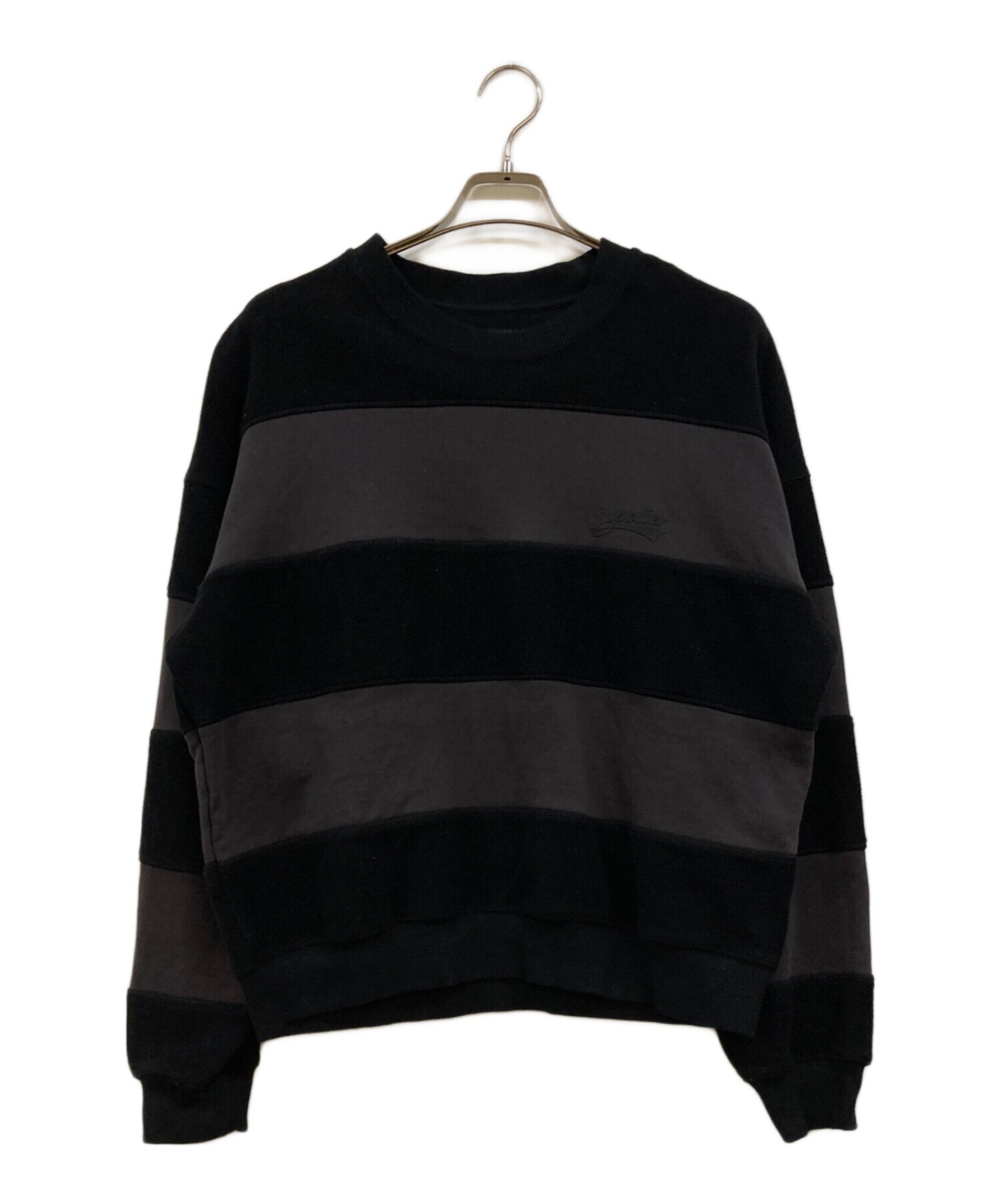 中古・古着通販】SUPPLIER (サプライヤー) Border Panel Crew Neck 