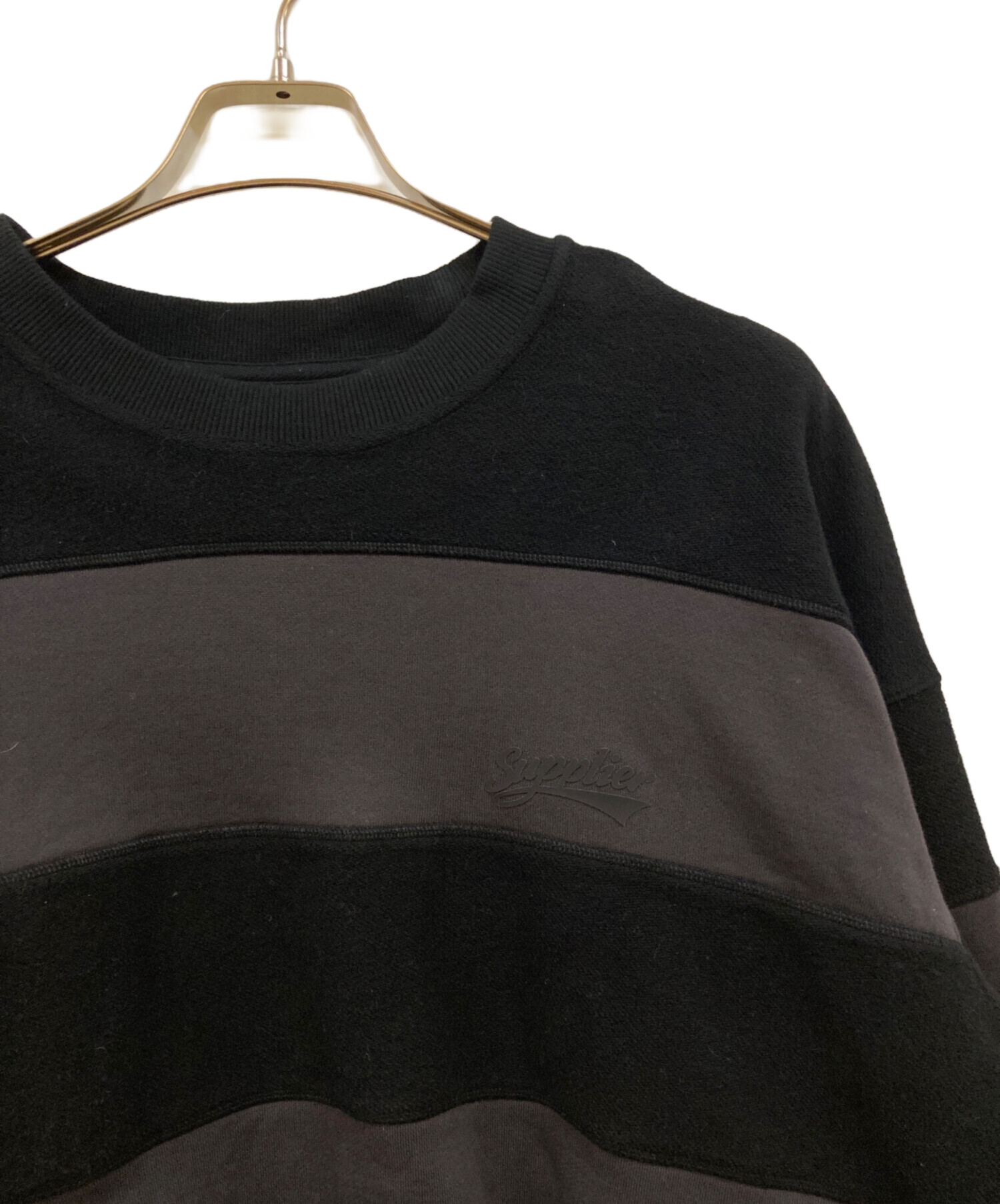 中古・古着通販】SUPPLIER (サプライヤー) Border Panel Crew Neck 