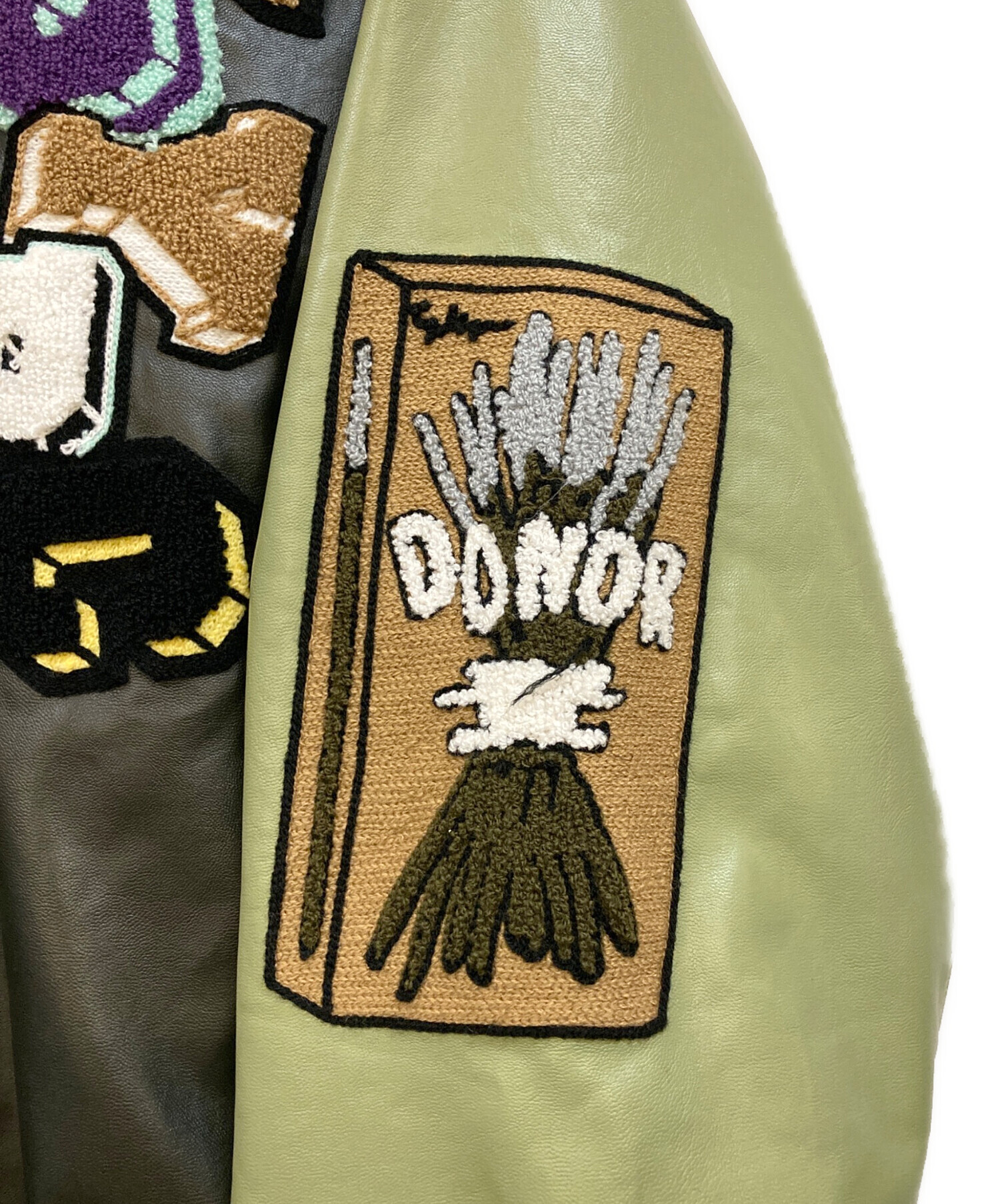 中古・古着通販】FAIR FOCUS (フェアフォーカス) スタジャン グレー