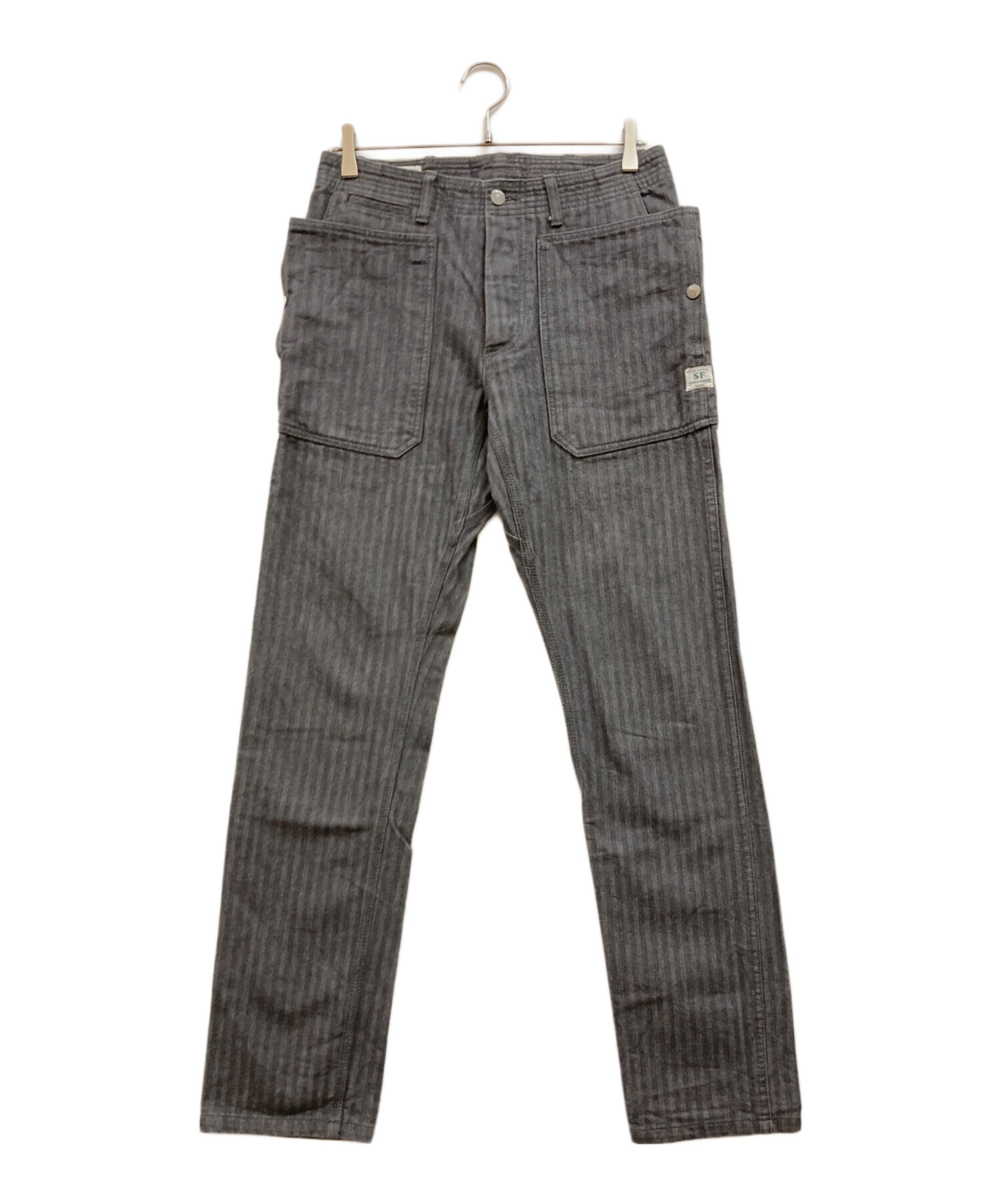 サブ@古着販売 men's 中古・古着通販】SASSAFRAS (ササフラス) ヘリンボーンワークパンツ