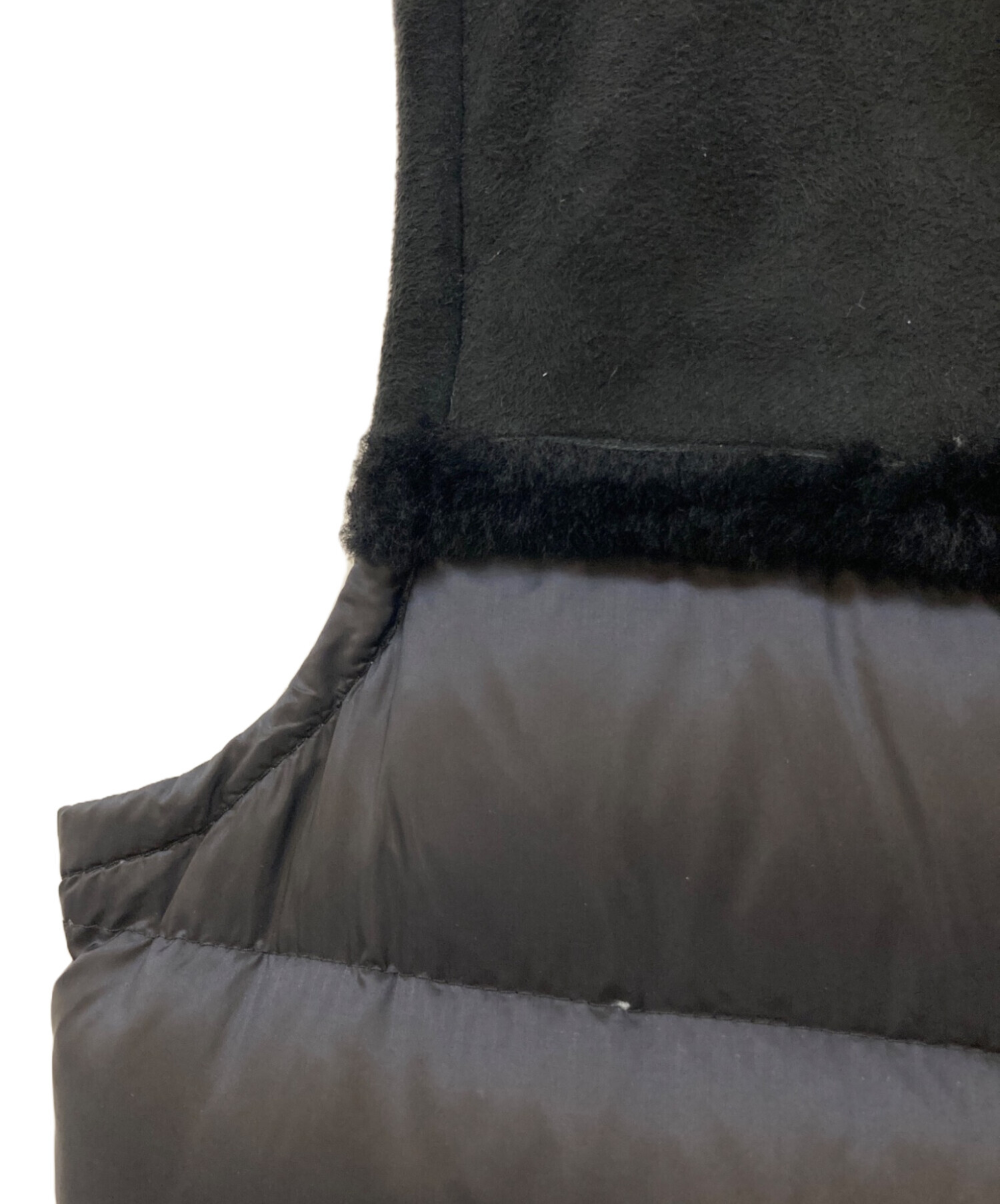 中古・古着通販】EMMETI (エンメティ) ムートン切替ダウンベスト