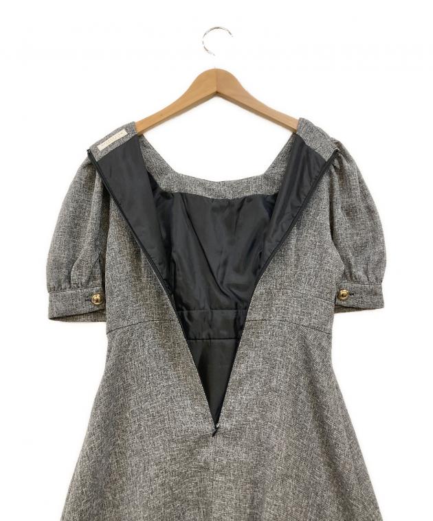 【新品未使用】プロポーション フロント釦スクエアネックワンピース PROPORTION BODY DRESSING｜フロント釦スクエアネックワンピース