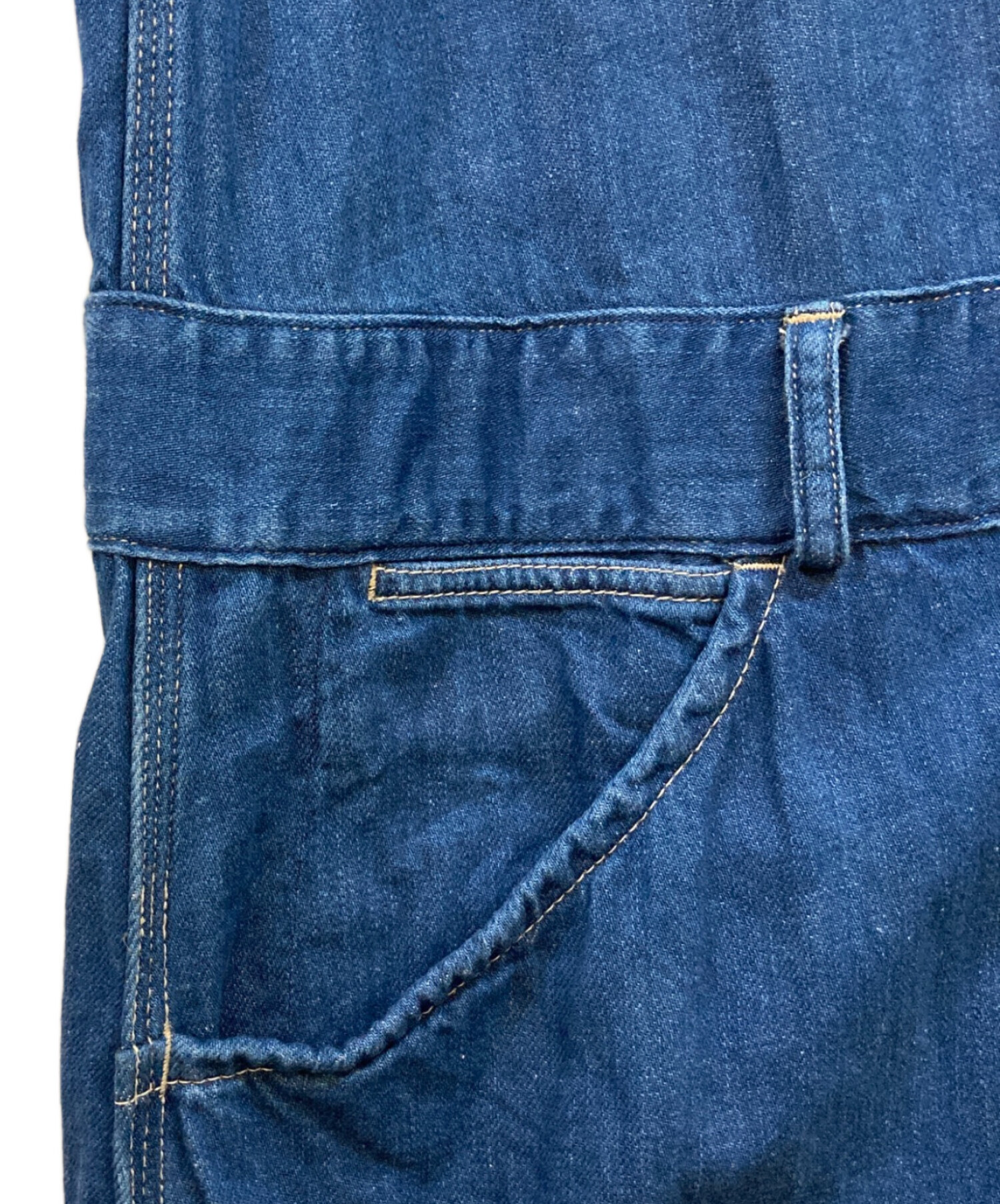 中古・古着通販】45R (フォーティファイブ・アール) 綿麻小麦デニムの