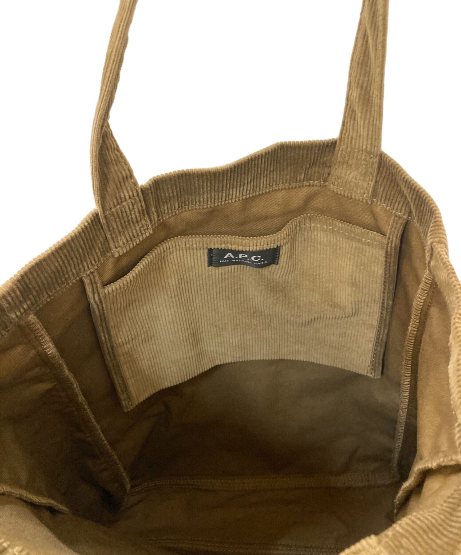 中古・古着通販】A.P.C. (アーペーセー) コーデュロイトートバッグ