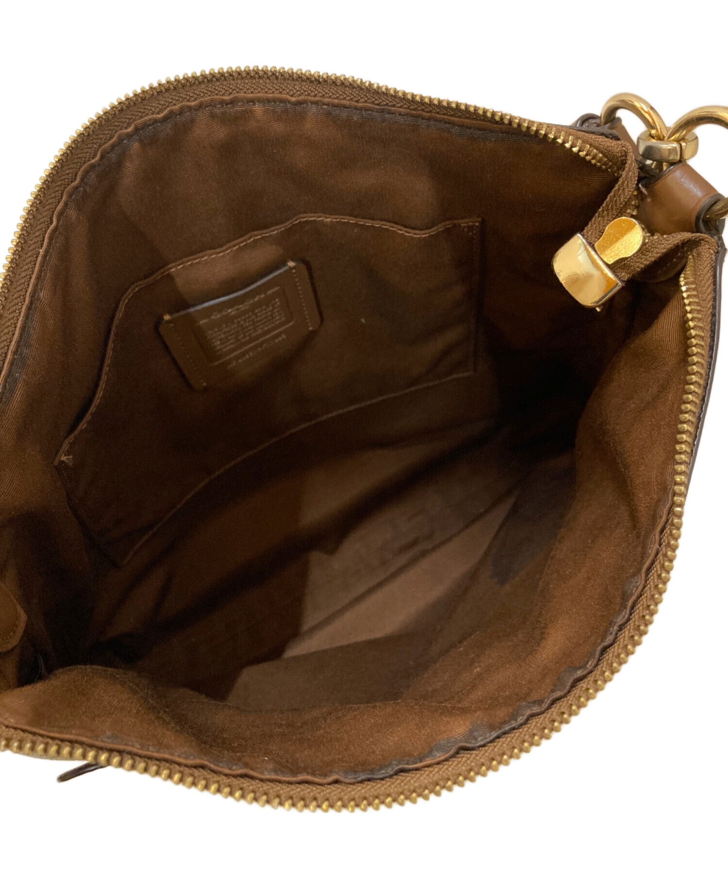 中古・古着通販】COACH (コーチ) シグネチャー ショルダーバッグ