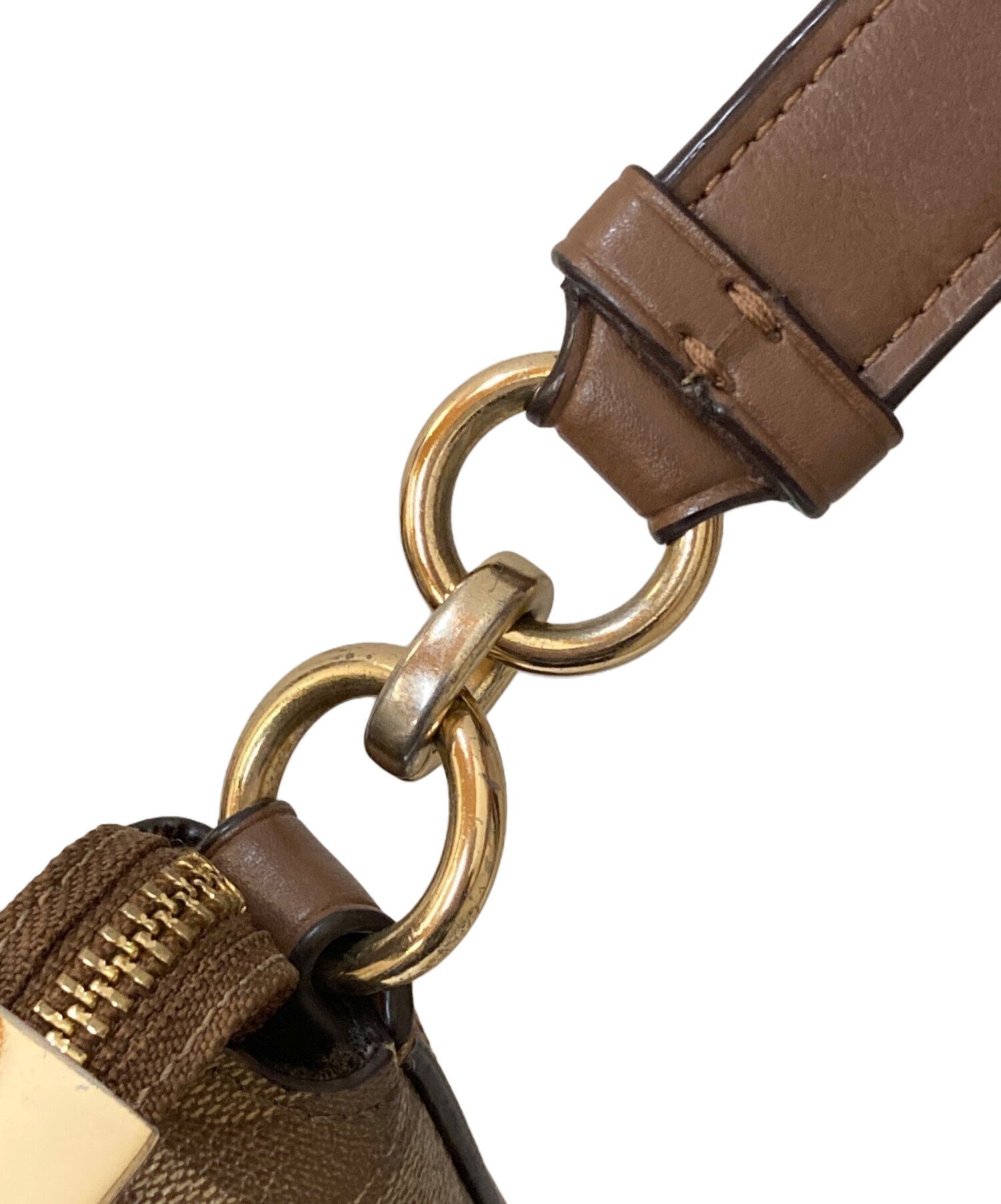 中古・古着通販】COACH (コーチ) シグネチャー ショルダーバッグ