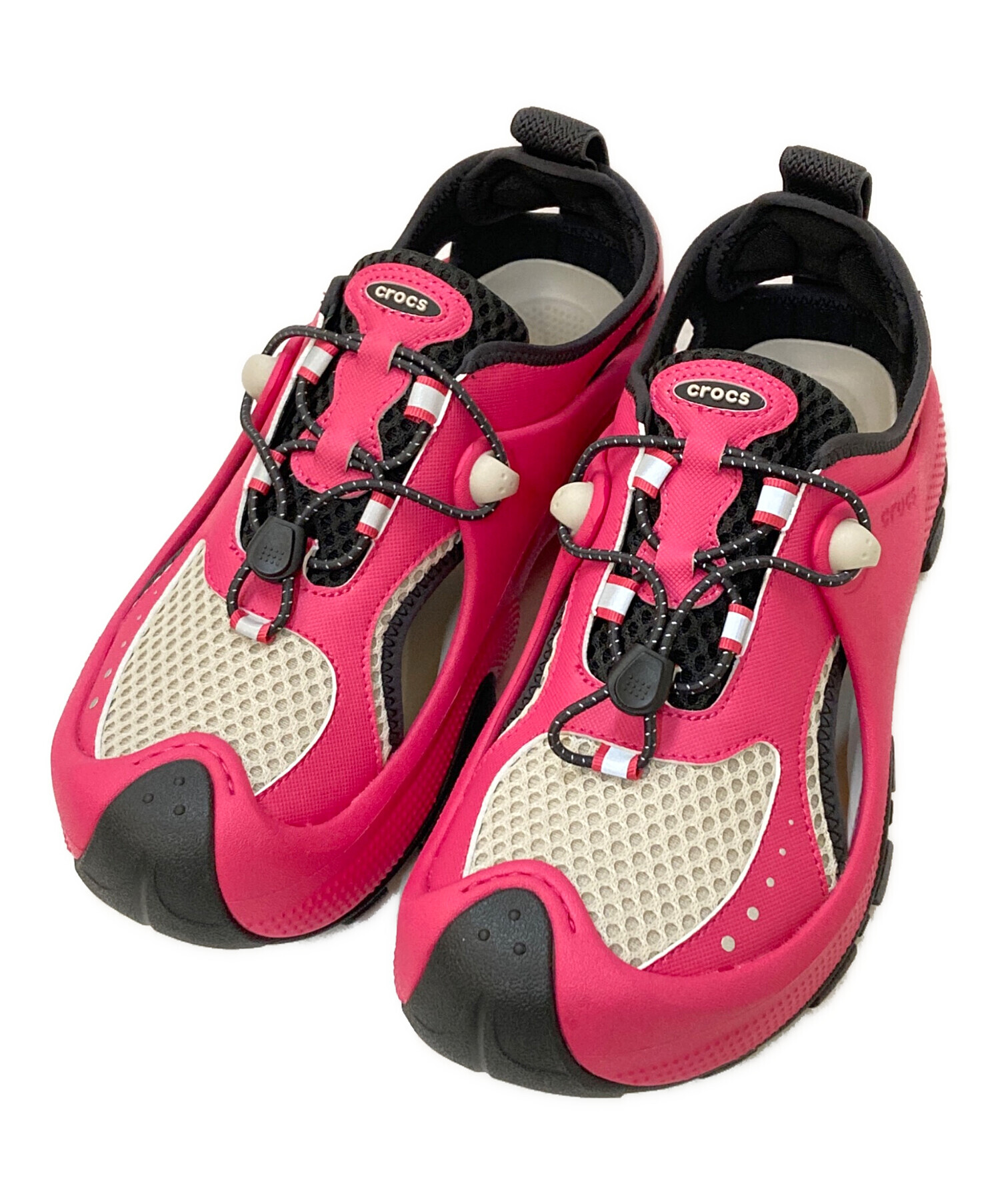中古・古着通販】crocs (クロックス) TRAIL BREAK 2 サンダル ピンク