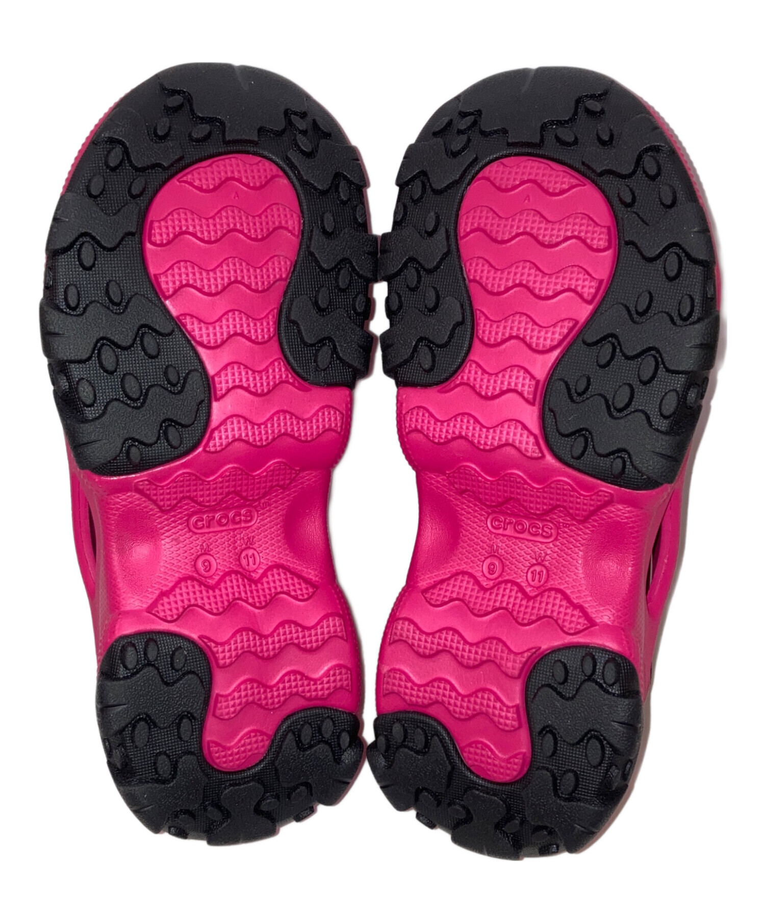 【未使用、タグ付】廃盤 crocs サイプラス　ダークレッド 23センチ ワケあり・タグ付き・未使用】 クロックス crocs ディズニー ミニー 23