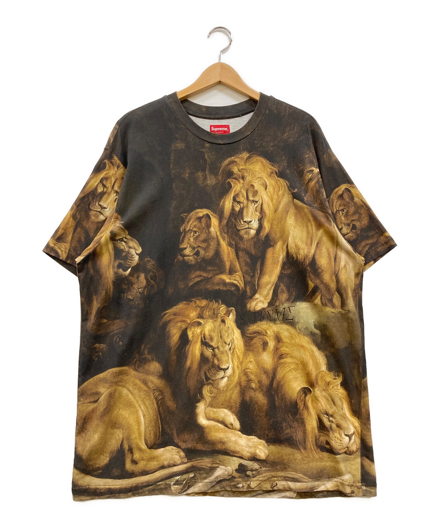 中古・古着通販】SUPREME (シュプリーム) Lions' Den S/S Top Tシャツ