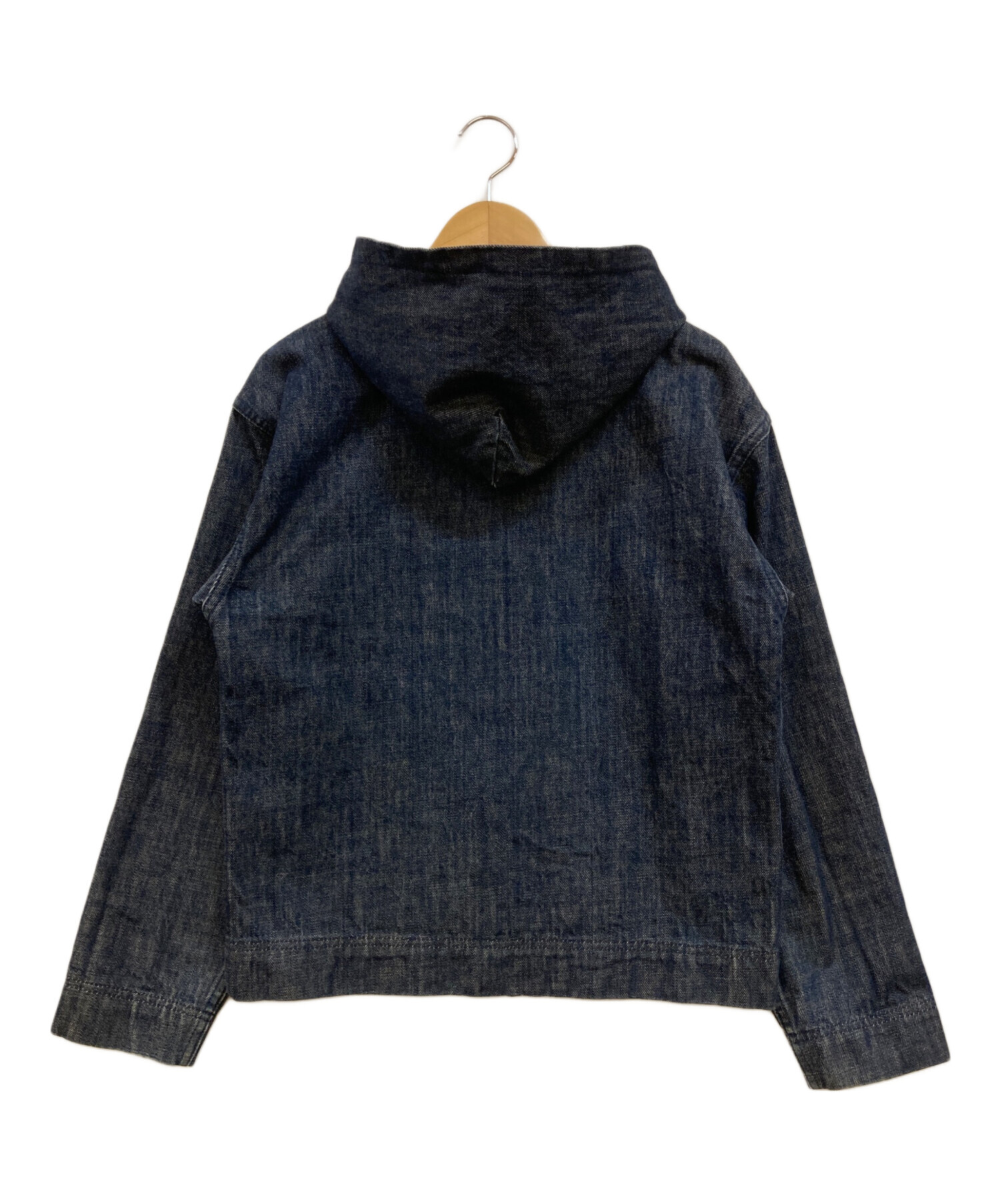 中古・古着通販】EVISU (エヴィス) デニムジップパーカー ブルー