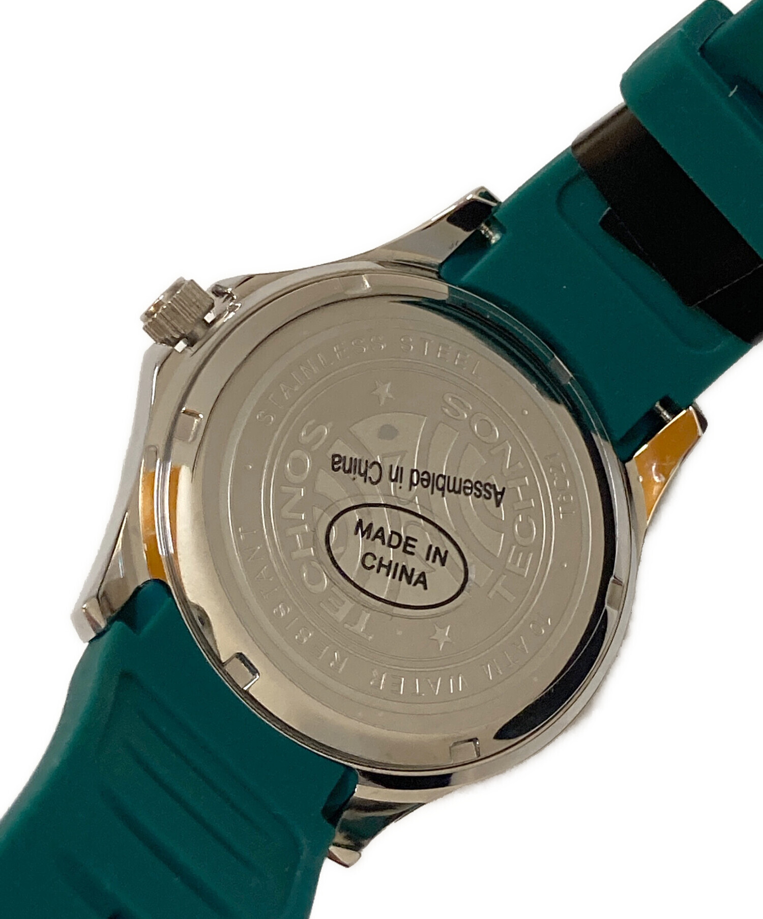 中古・古着通販】TECHNOS (テクノス) T6C21 腕時計 グリーン 未使用品 