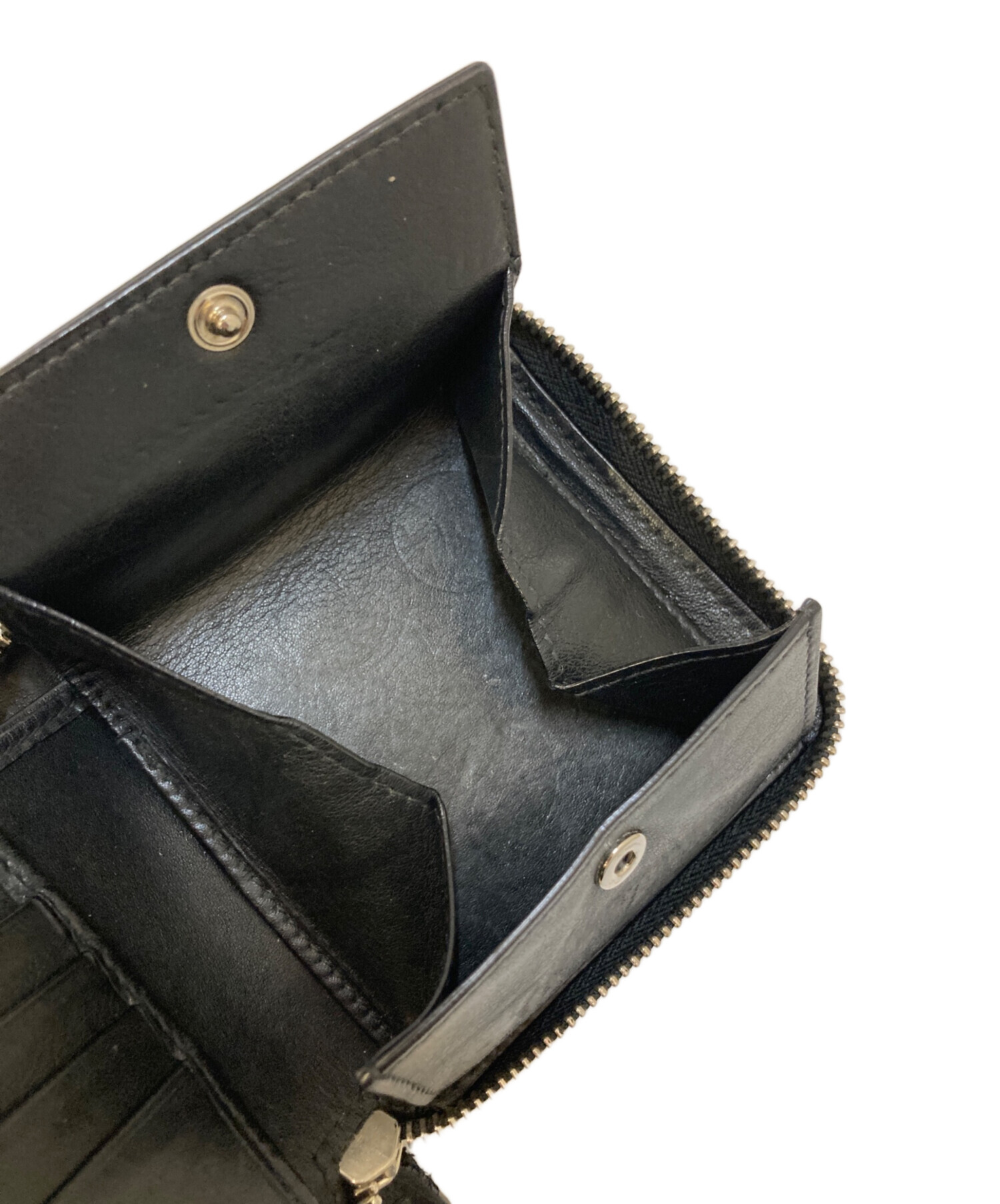 中古・古着通販】JIMMY CHOO (ジミーチュウ) ラウンドジップスタッズ