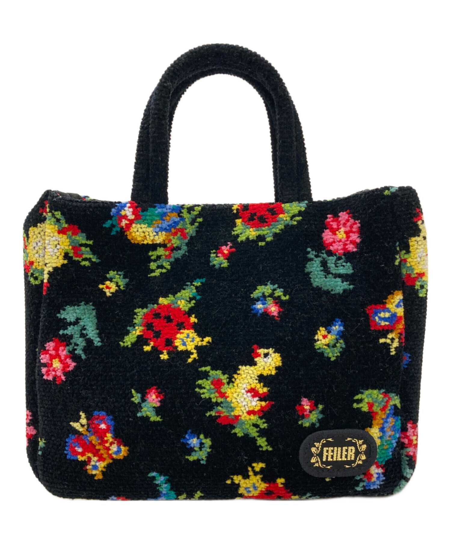 中古・古着通販】FEILER (フェイラー) ハイジ2WAYミニバッグ ブラック