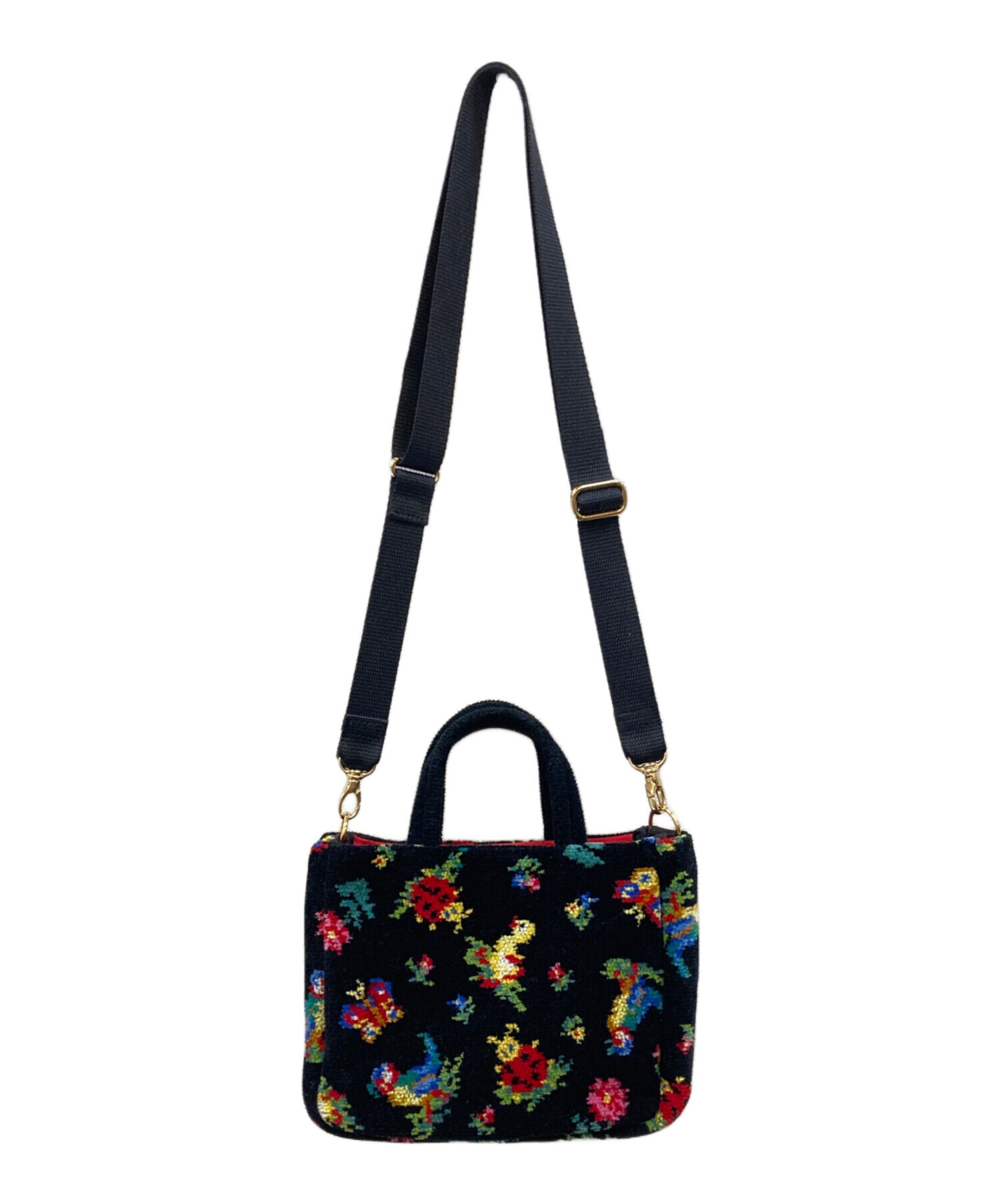 中古・古着通販】FEILER (フェイラー) ハイジ2WAYミニバッグ ブラック